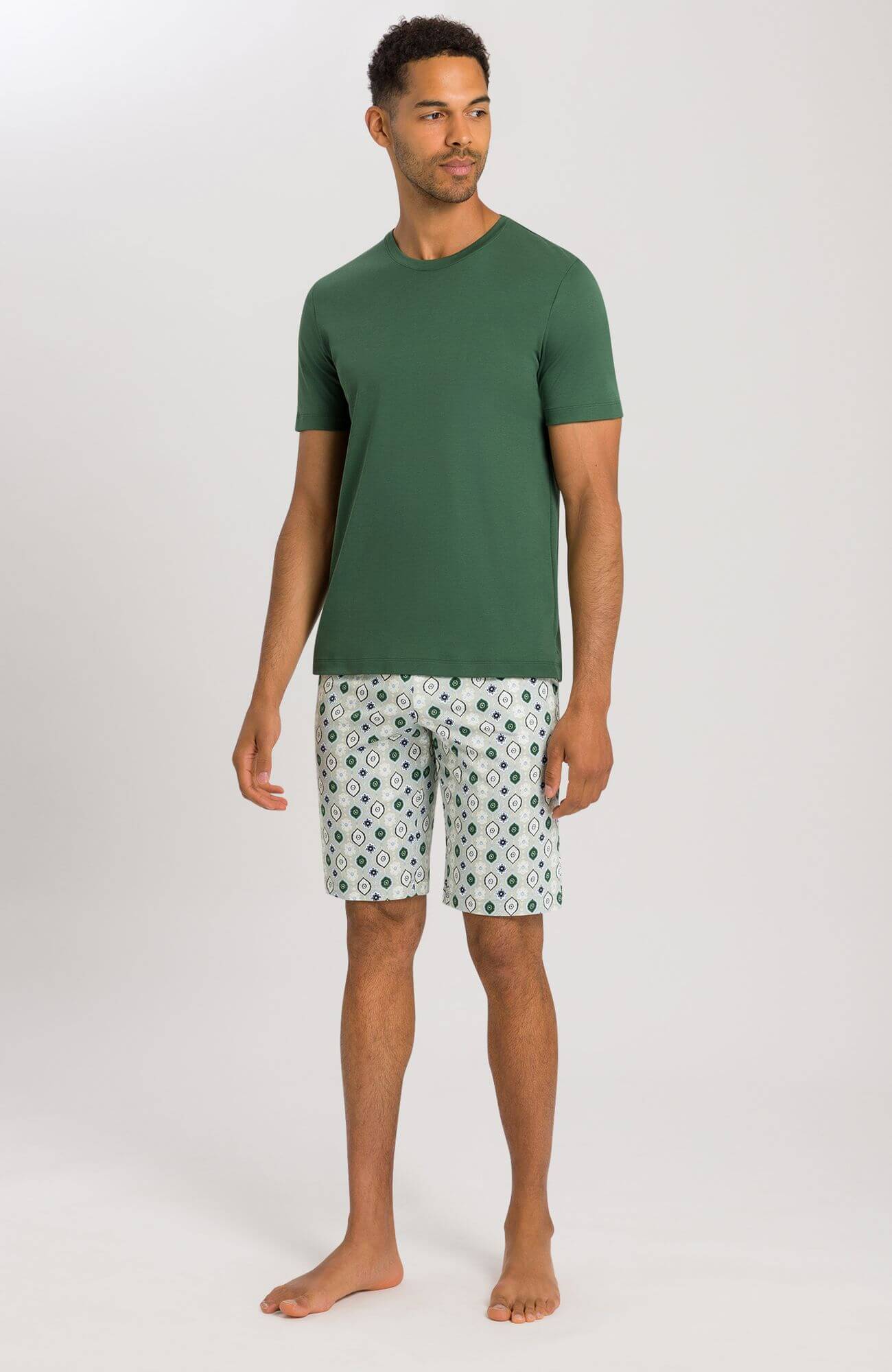 Пижама из 100% хлопка. Цвет Зеленый (071234)