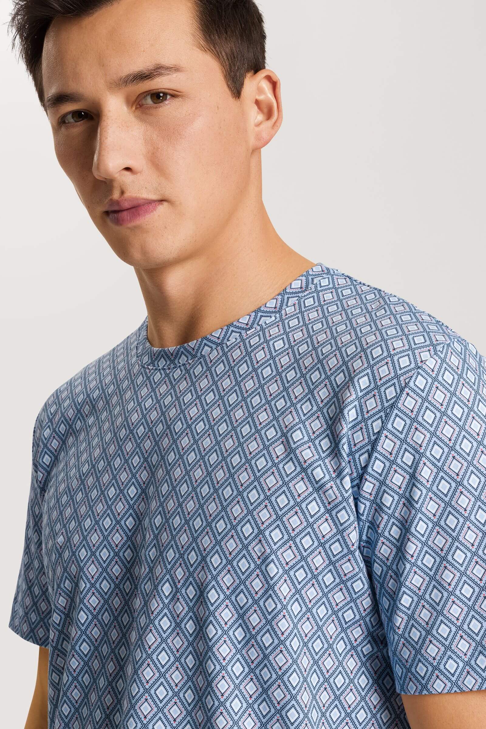 Пижама из 100% хлопка. Цвет Голубой (071252)