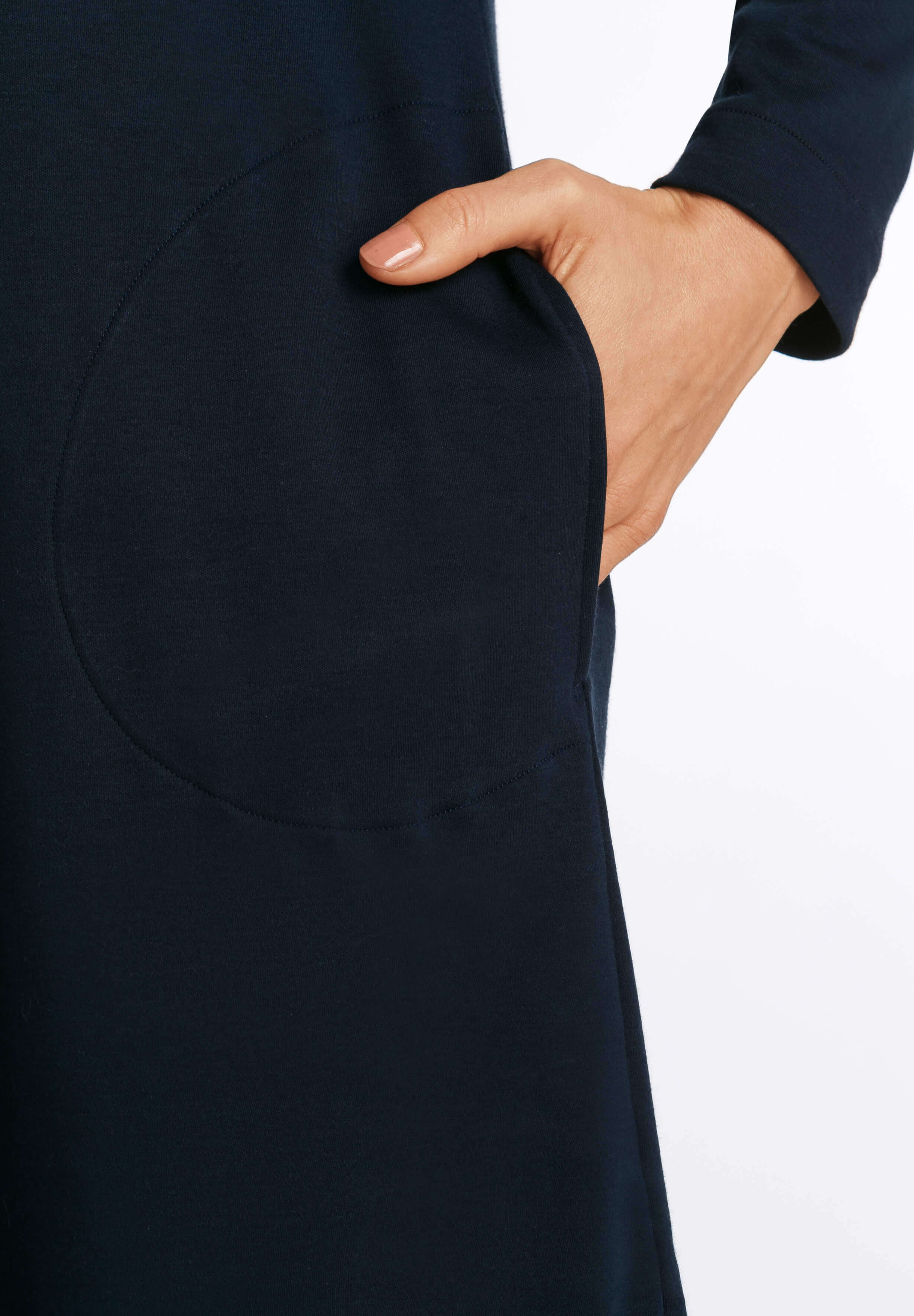 Ночная рубашка с длинным рукавом. Цвет Синий (071610)