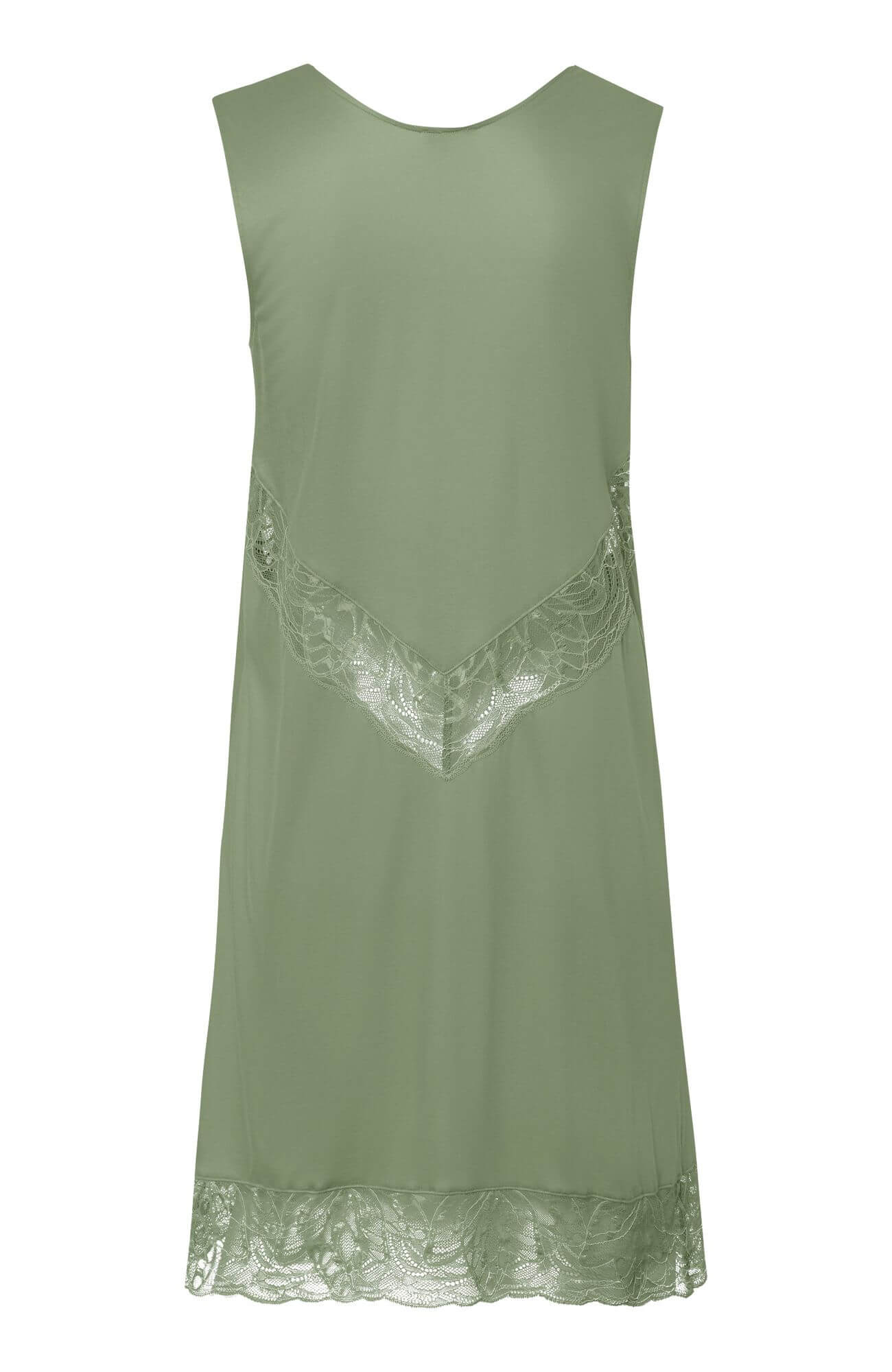 Ночная сорочка на широких бретелях. Цвет Оливковый (072718)