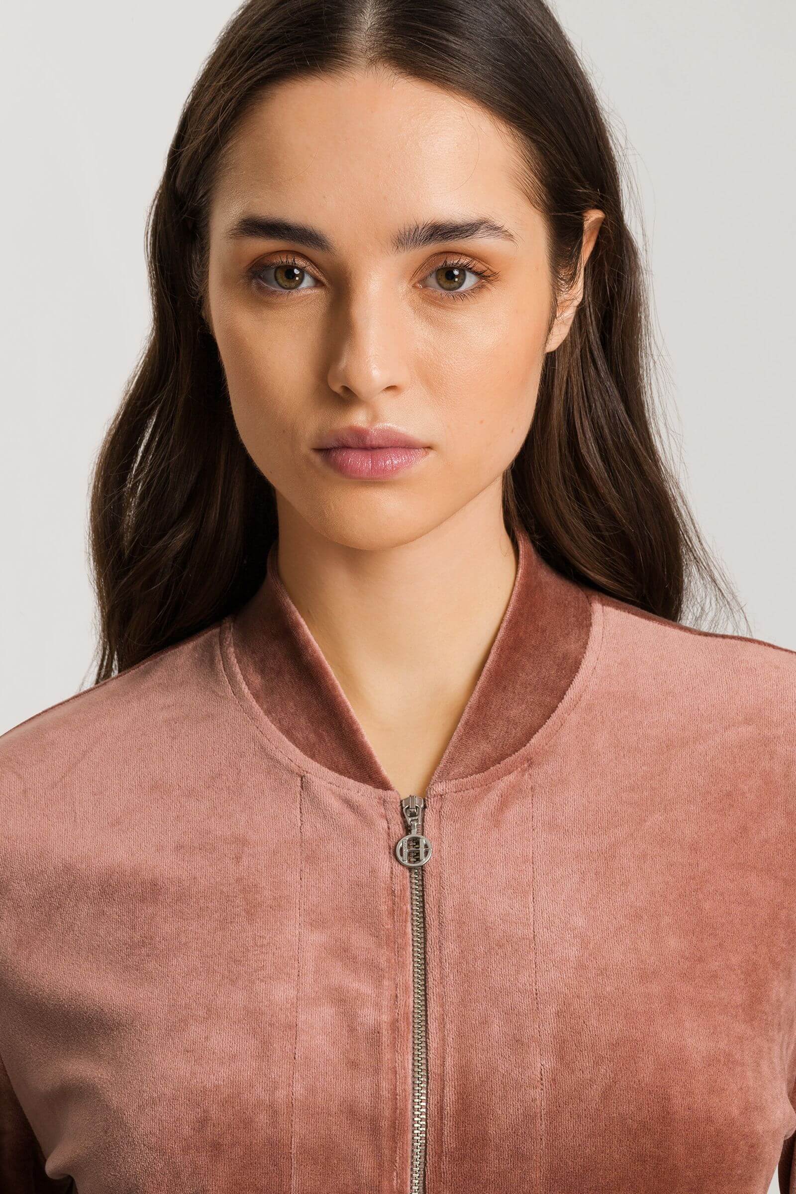 Толстовка из велюра. Цвет Коричневый (072348)