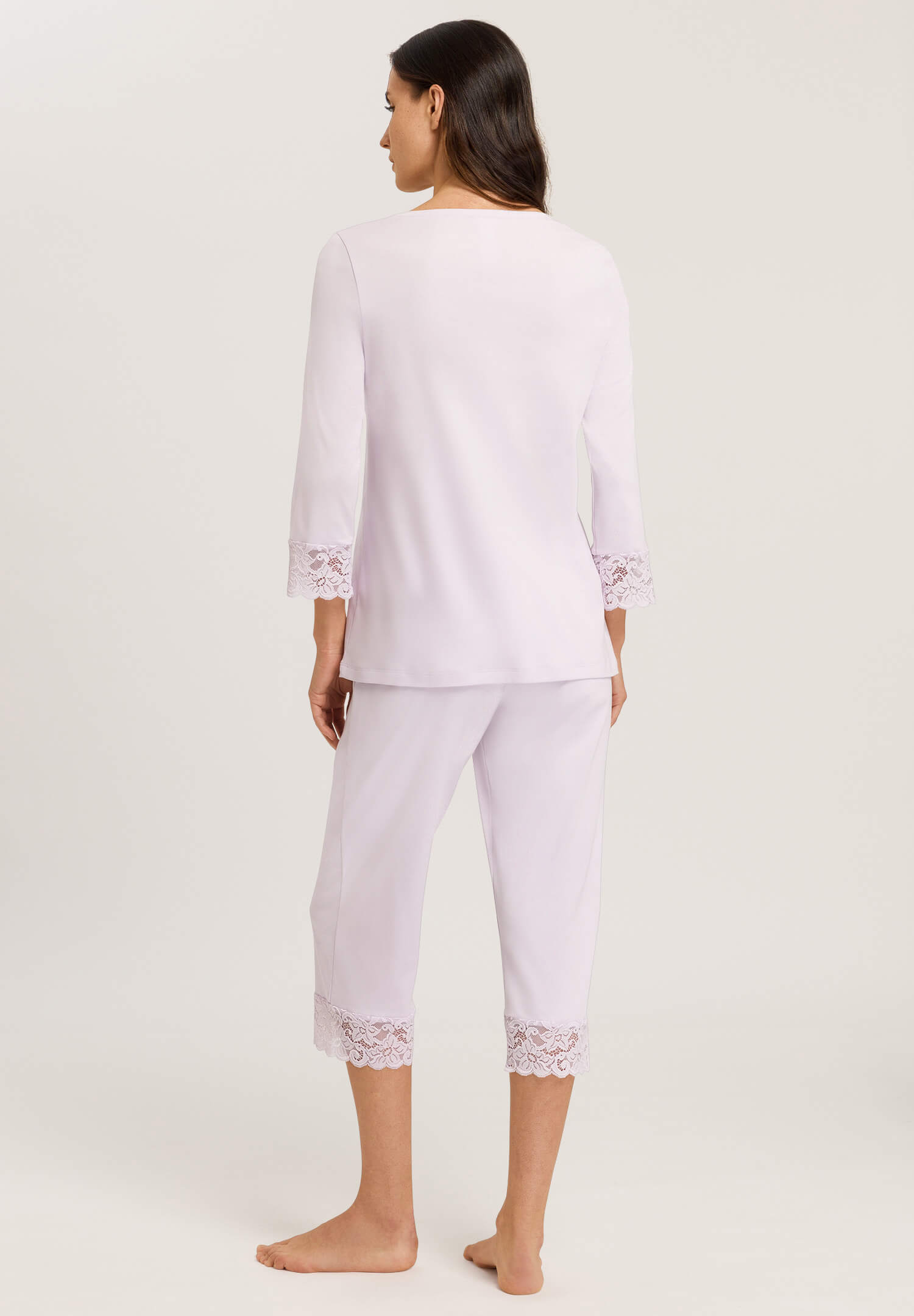 Пижама с рукавом 3/4. Цвет Пудровый (071486)
