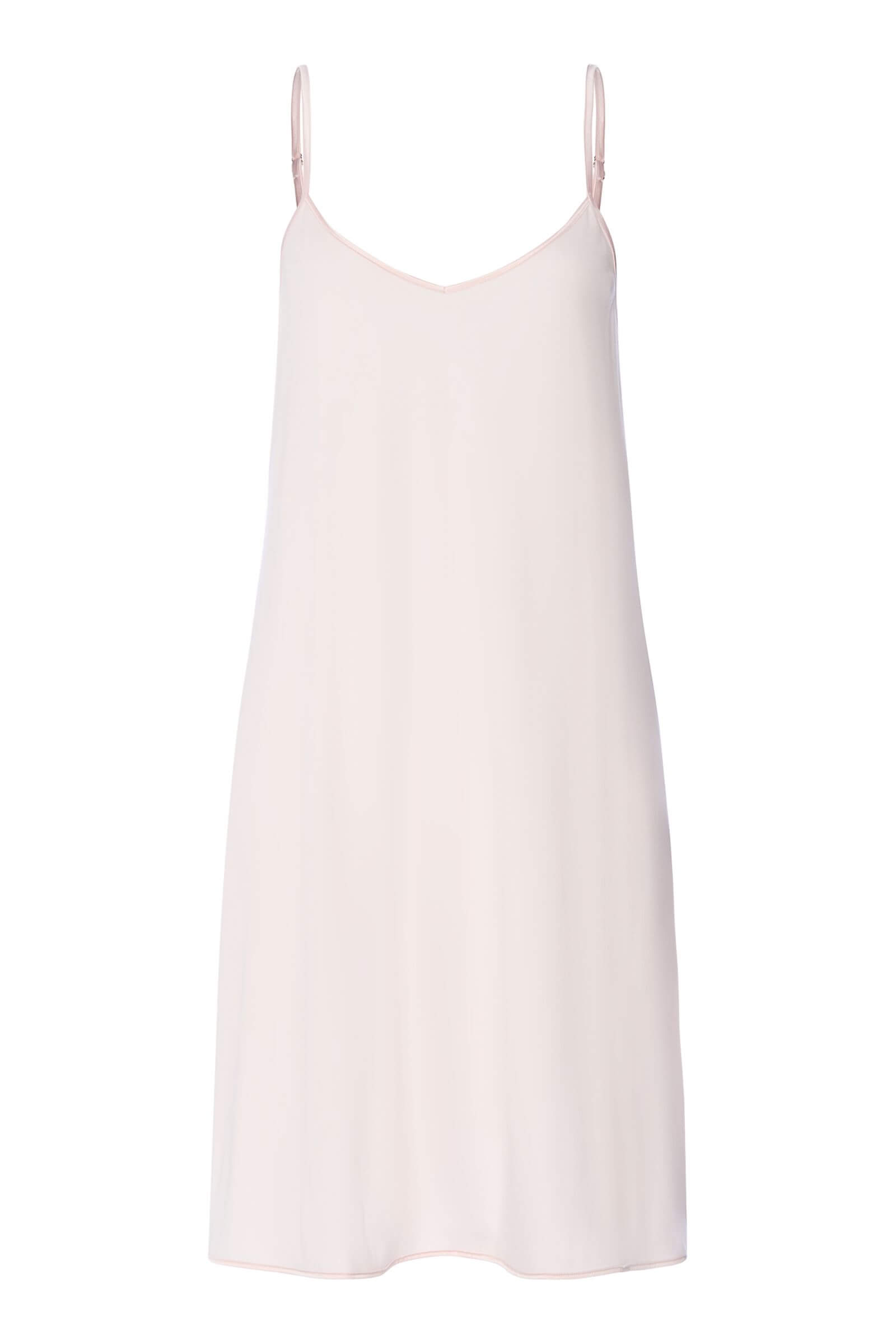 Ночная сорочка на тонких бретелях. Цвет Пудровый (071347)