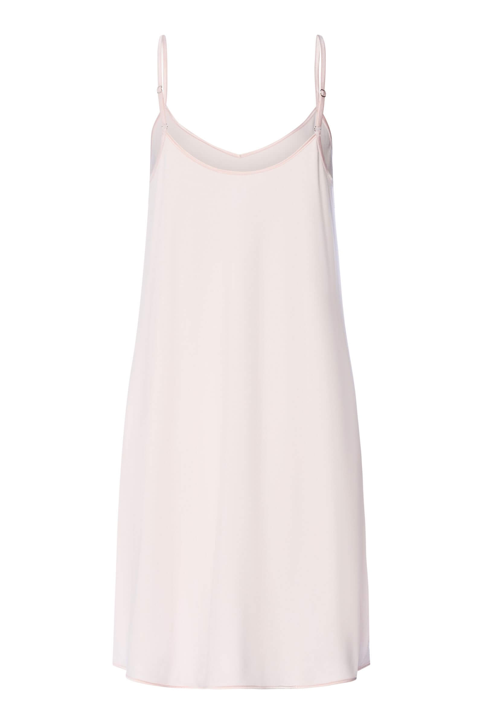 Ночная сорочка на тонких бретелях. Цвет Пудровый (071347)
