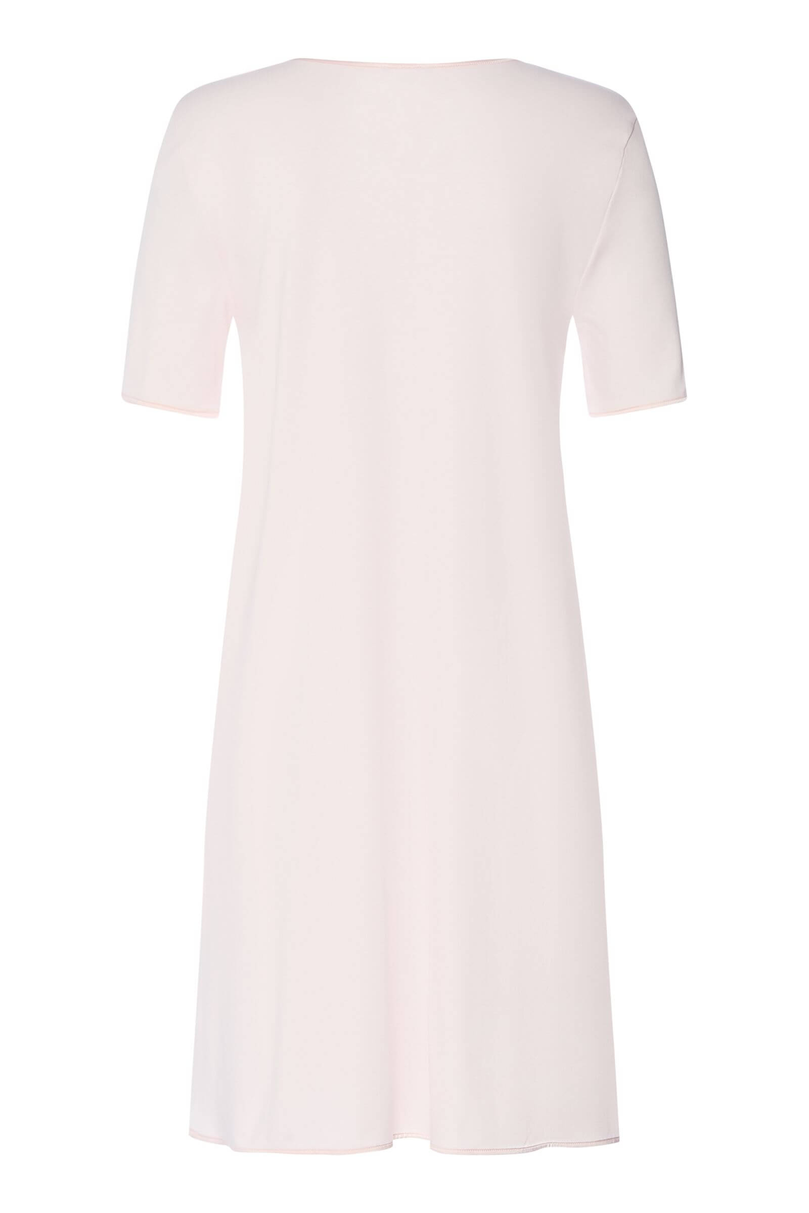 Ночная сорочка с отделкой шелком. Цвет Пудровый (071347)