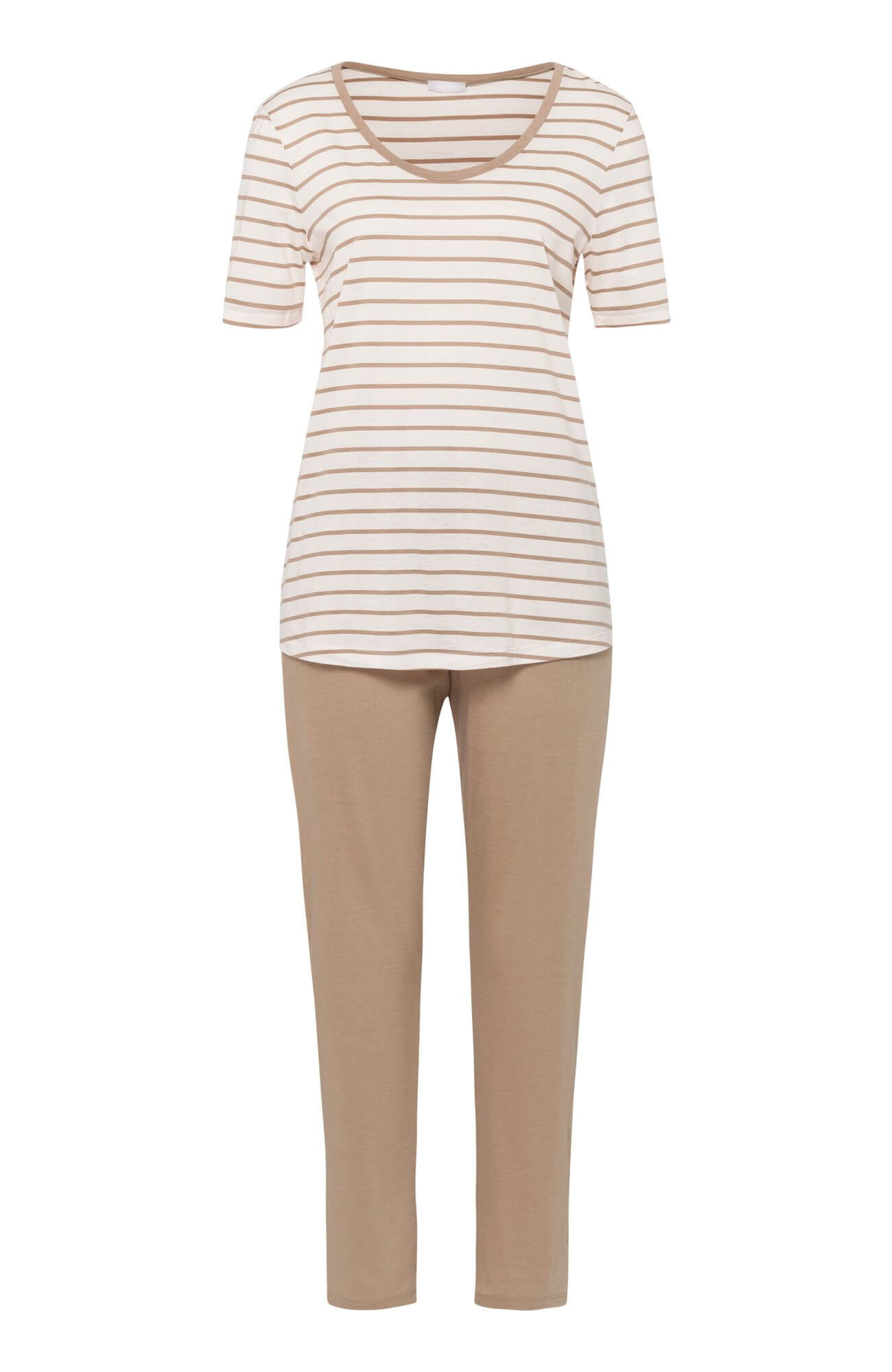 Пижама с коротким рукавом. Цвет Бежевый (072373)