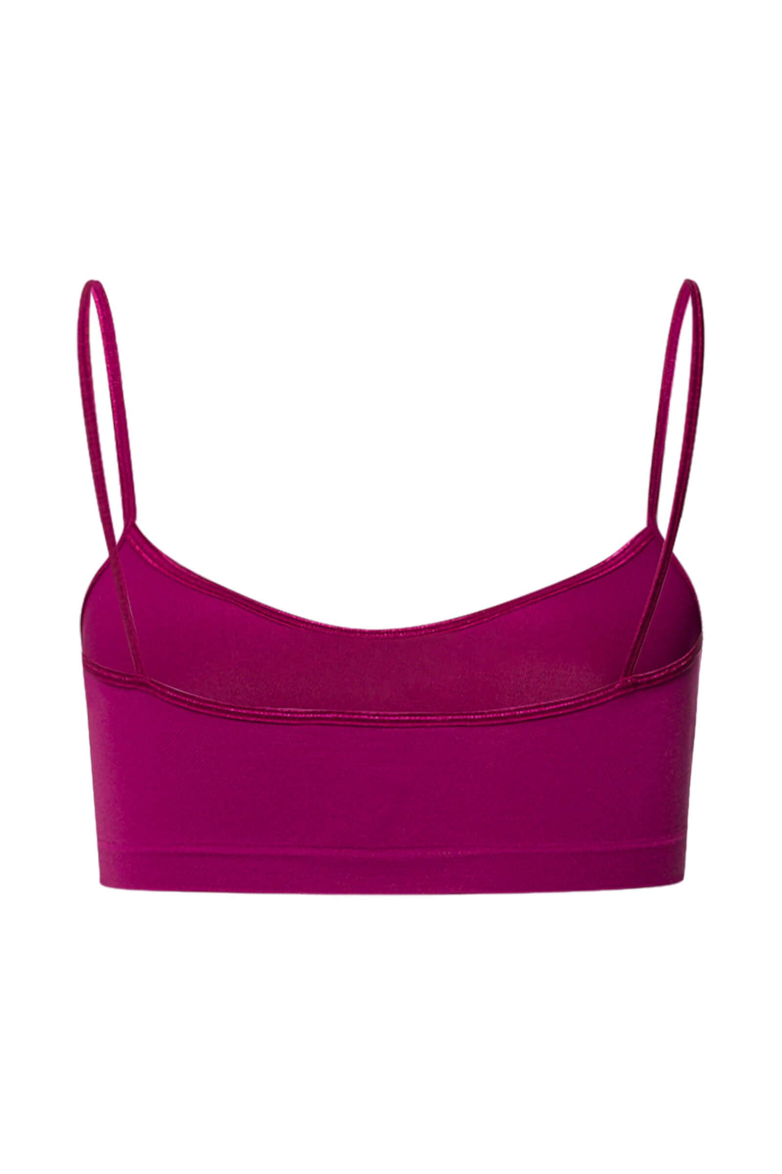 Бесшовный кроп-топ. Цвет Фуксия (072473)