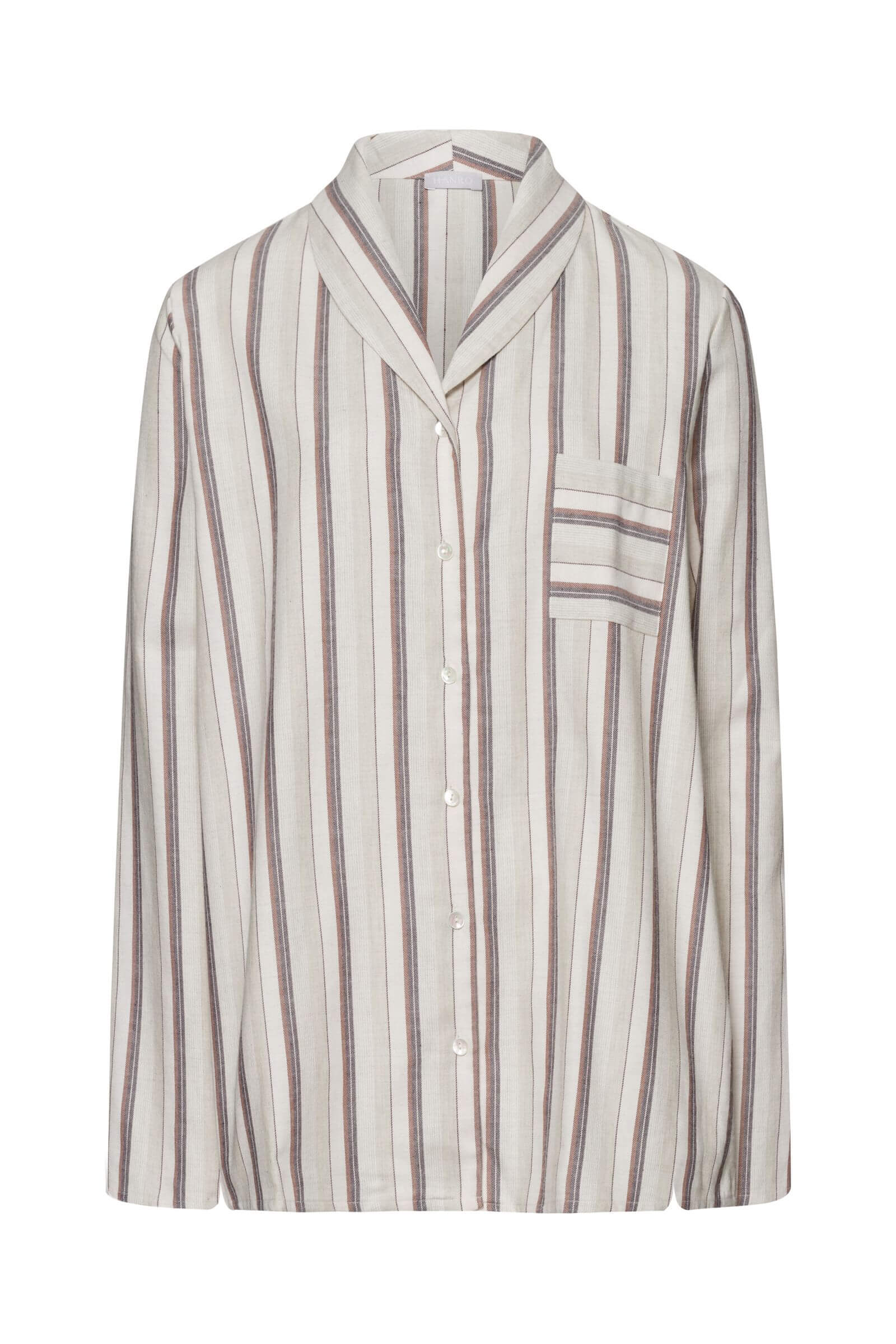 Пижамная рубашка с длинным рукавом. Цвет Бежевый (072165)