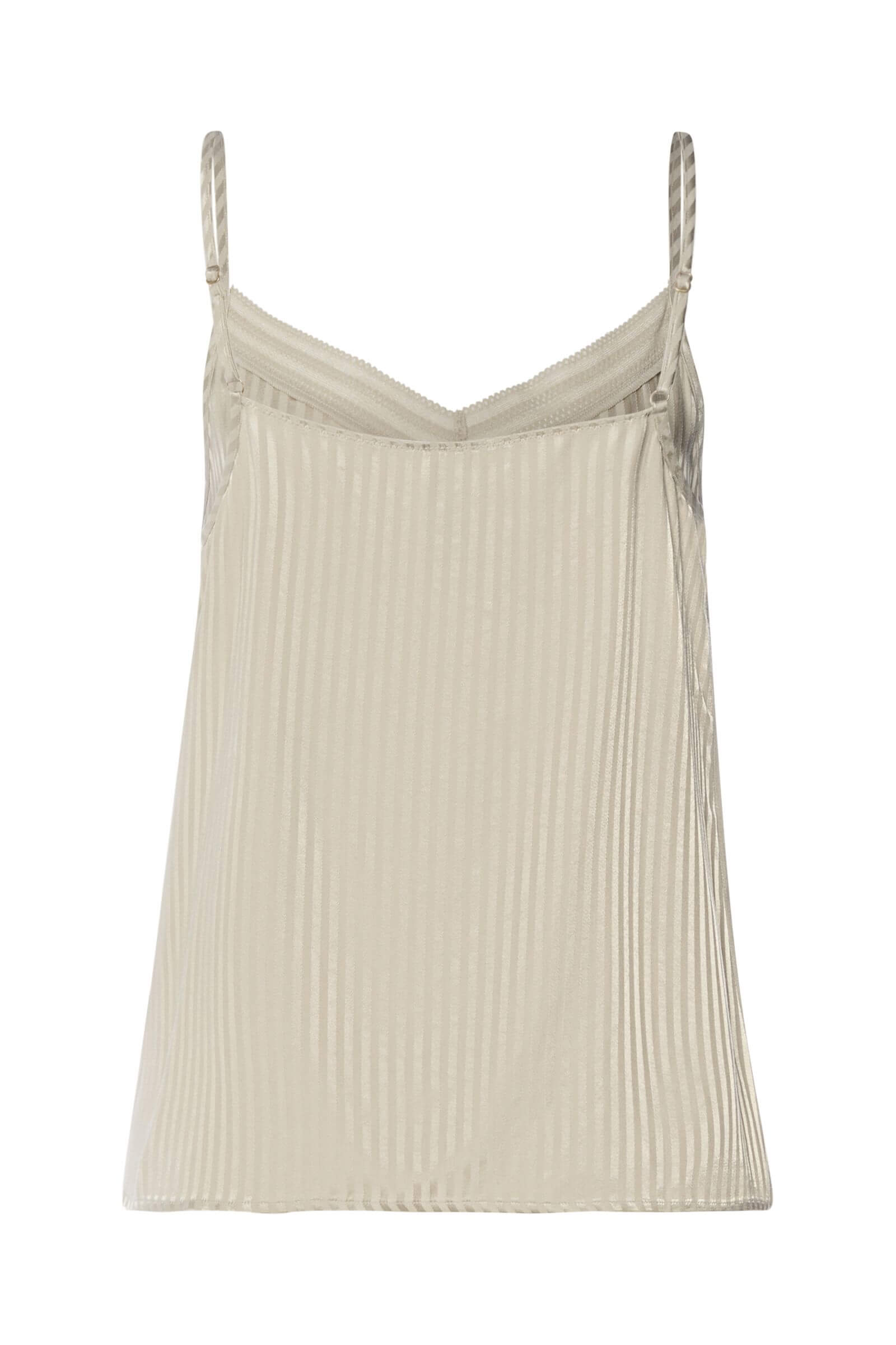 Пижамный топ из шелковистой вискозы. Цвет Бежевый (072661)