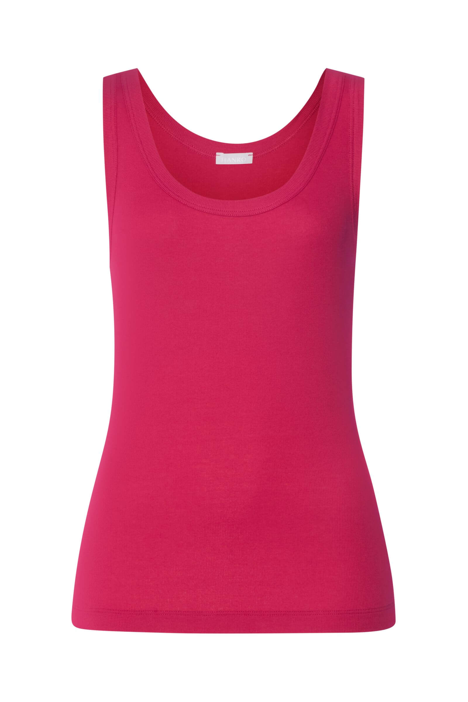 Пижамная майка с U-образным вырезом. Цвет Фуксия (072465)