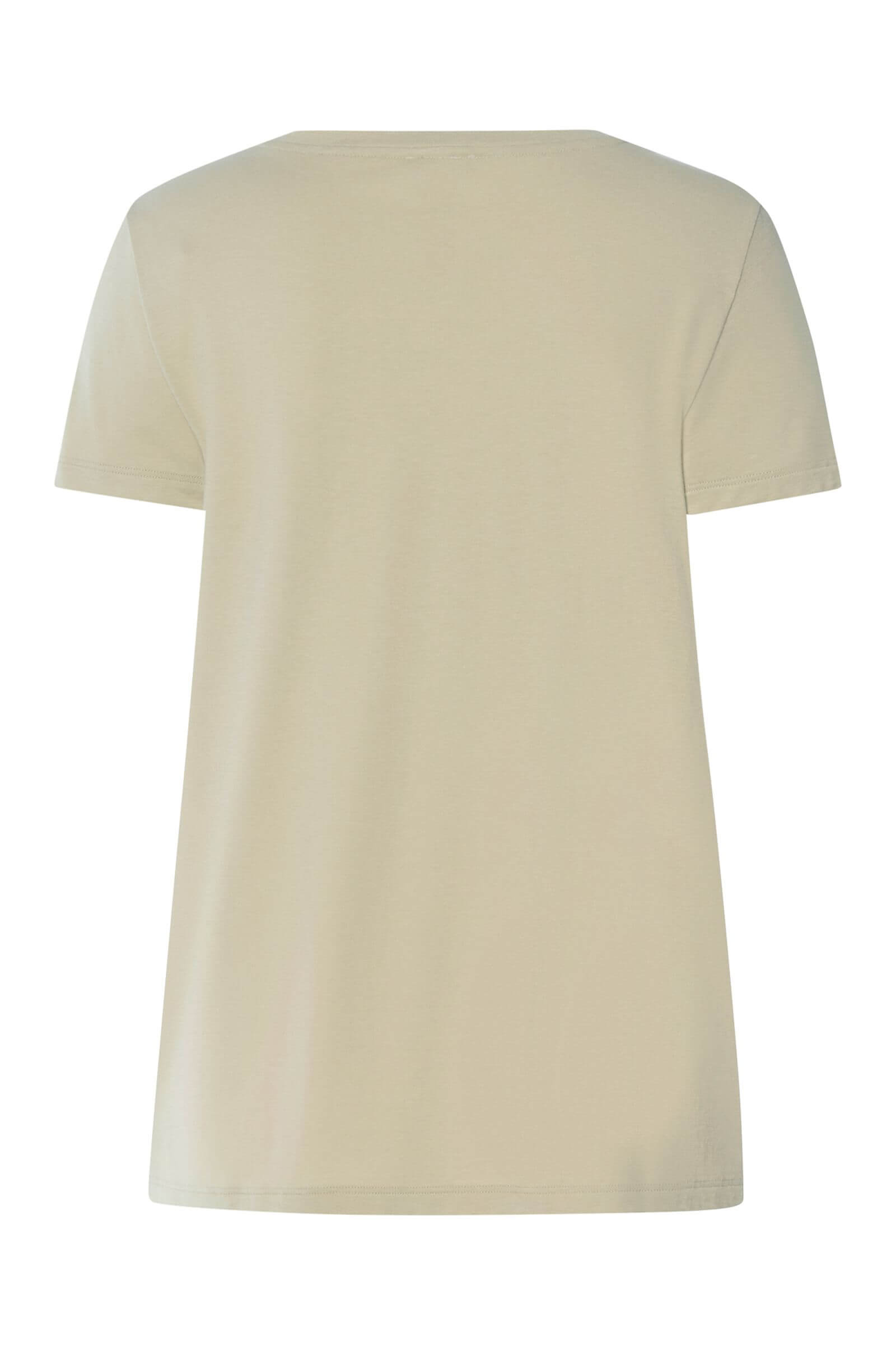 Пижамная футболка с V-образным вырезом. Цвет Бежевый (072661)