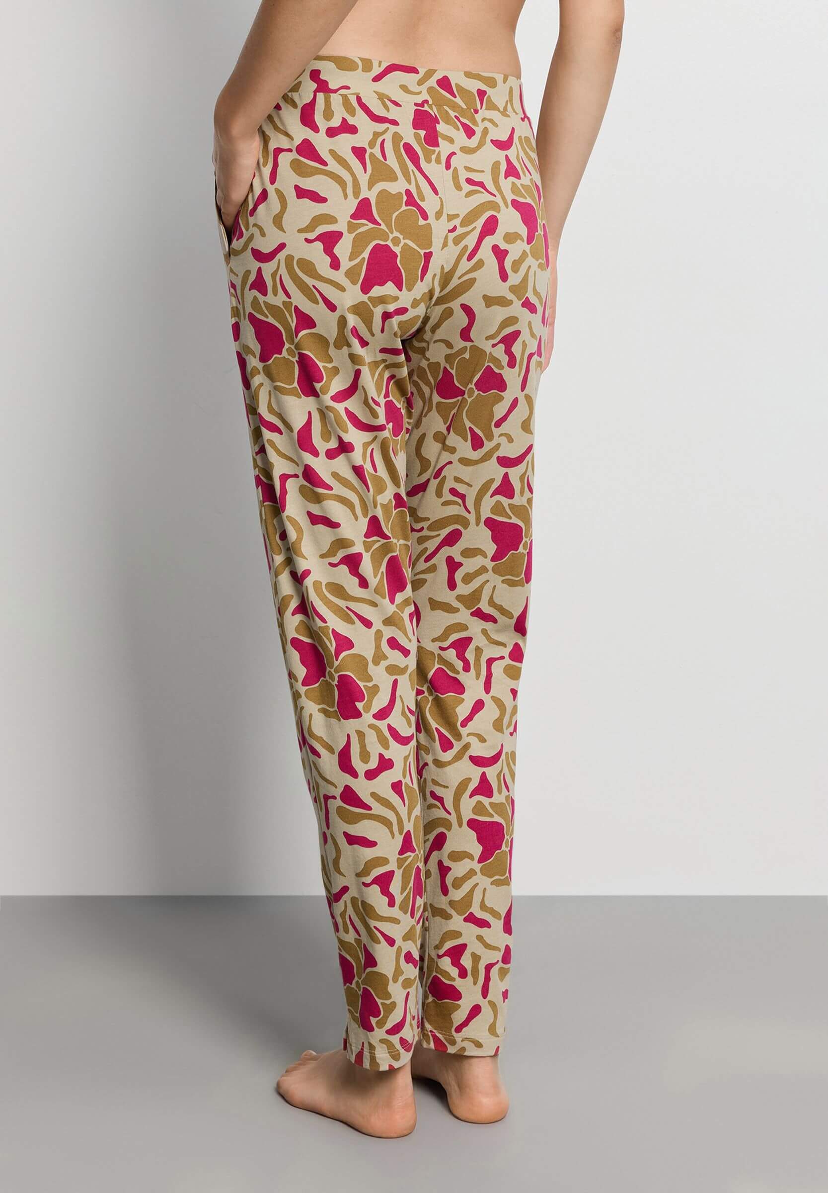 Пижамные брюки из модала и хлопка. Цвет Бежевый (073073)