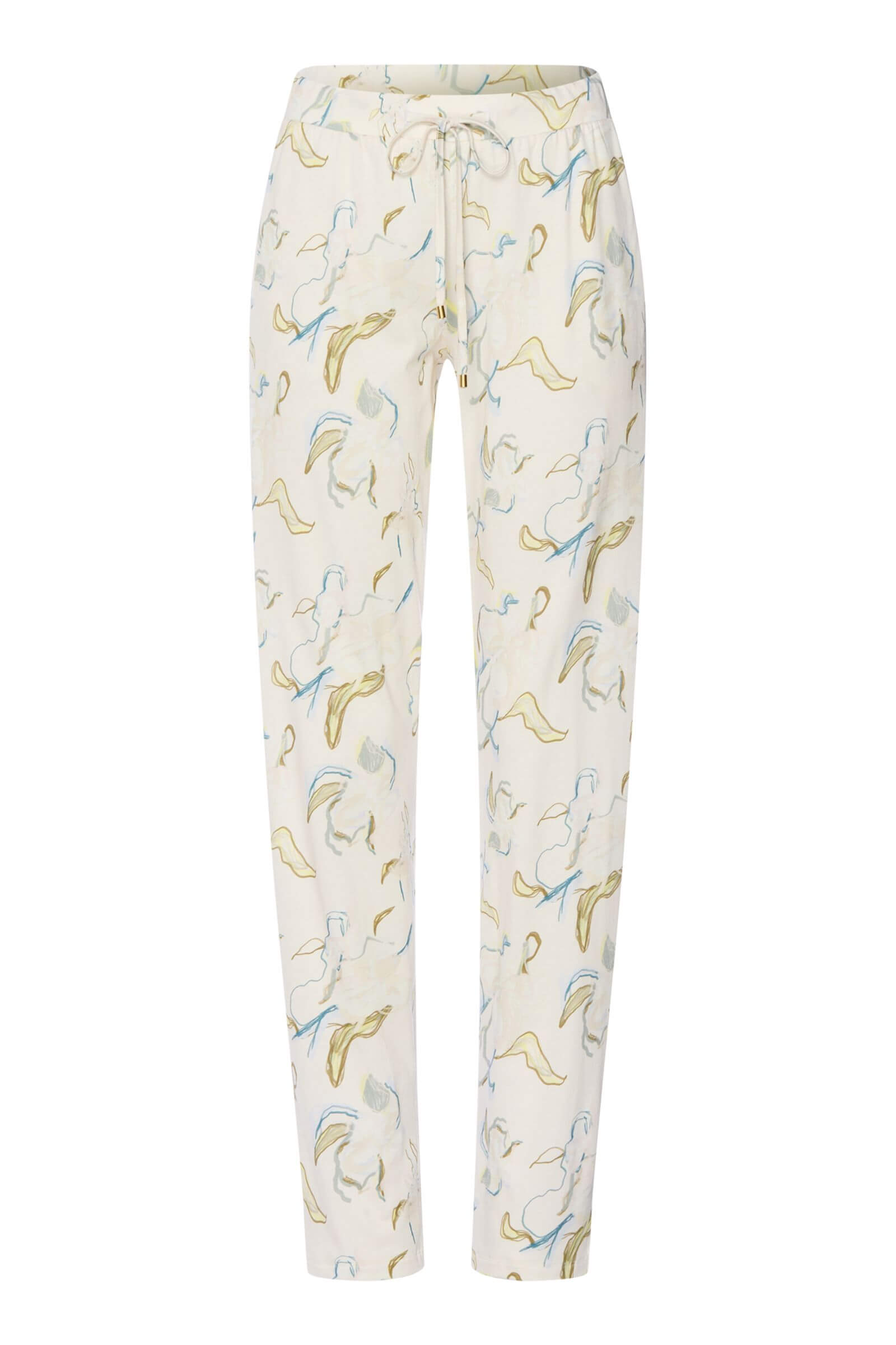 Пижамные брюки из модала и хлопка. Цвет Кремовый (073074)