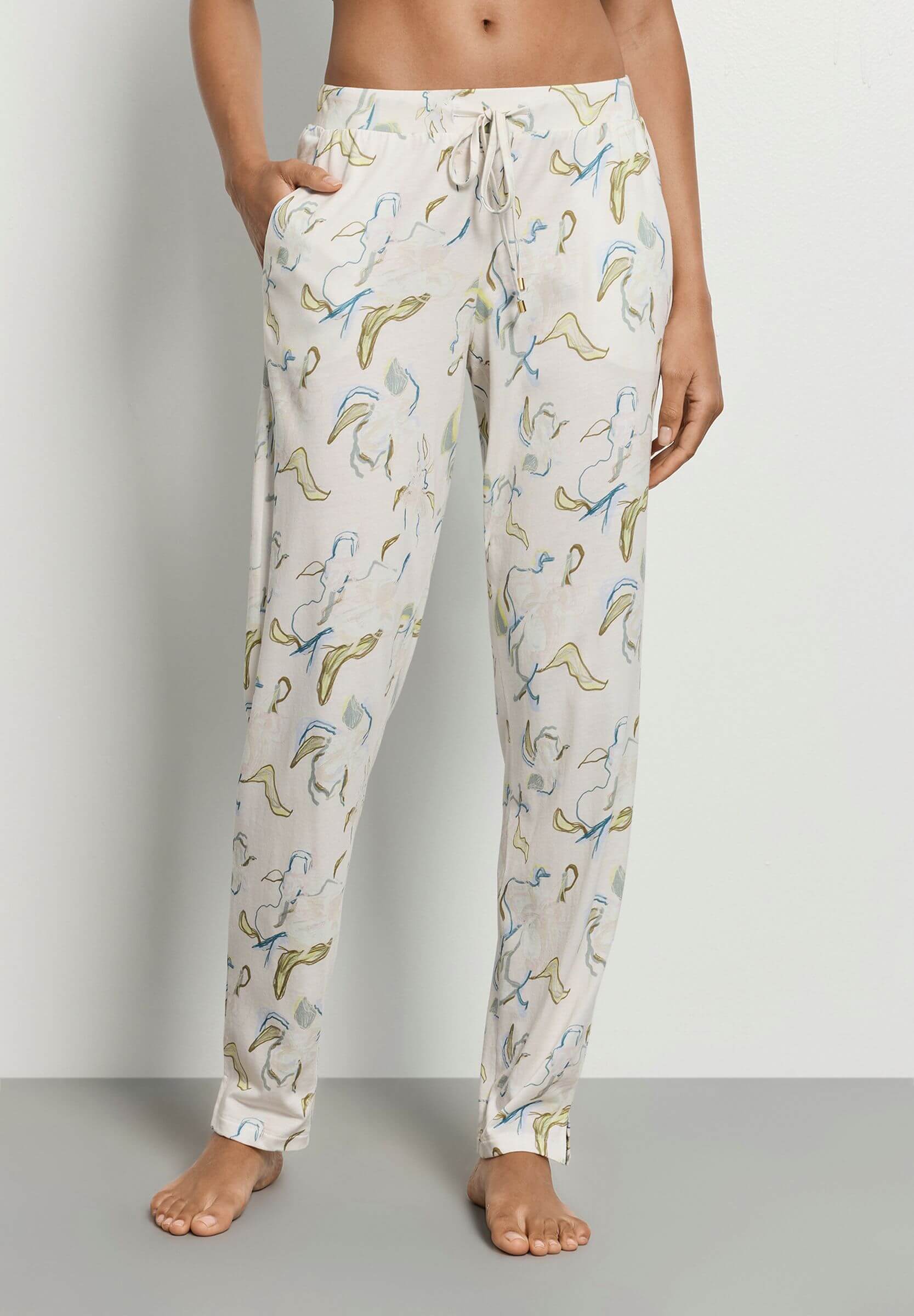Пижамные брюки из модала и хлопка