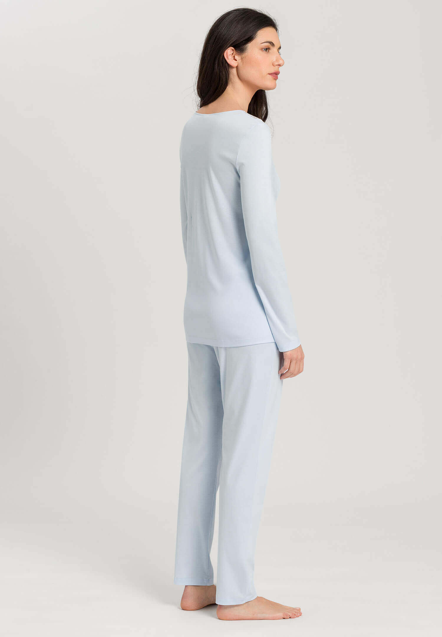 Пижама с длинным рукавом. Цвет Голубой (071566)
