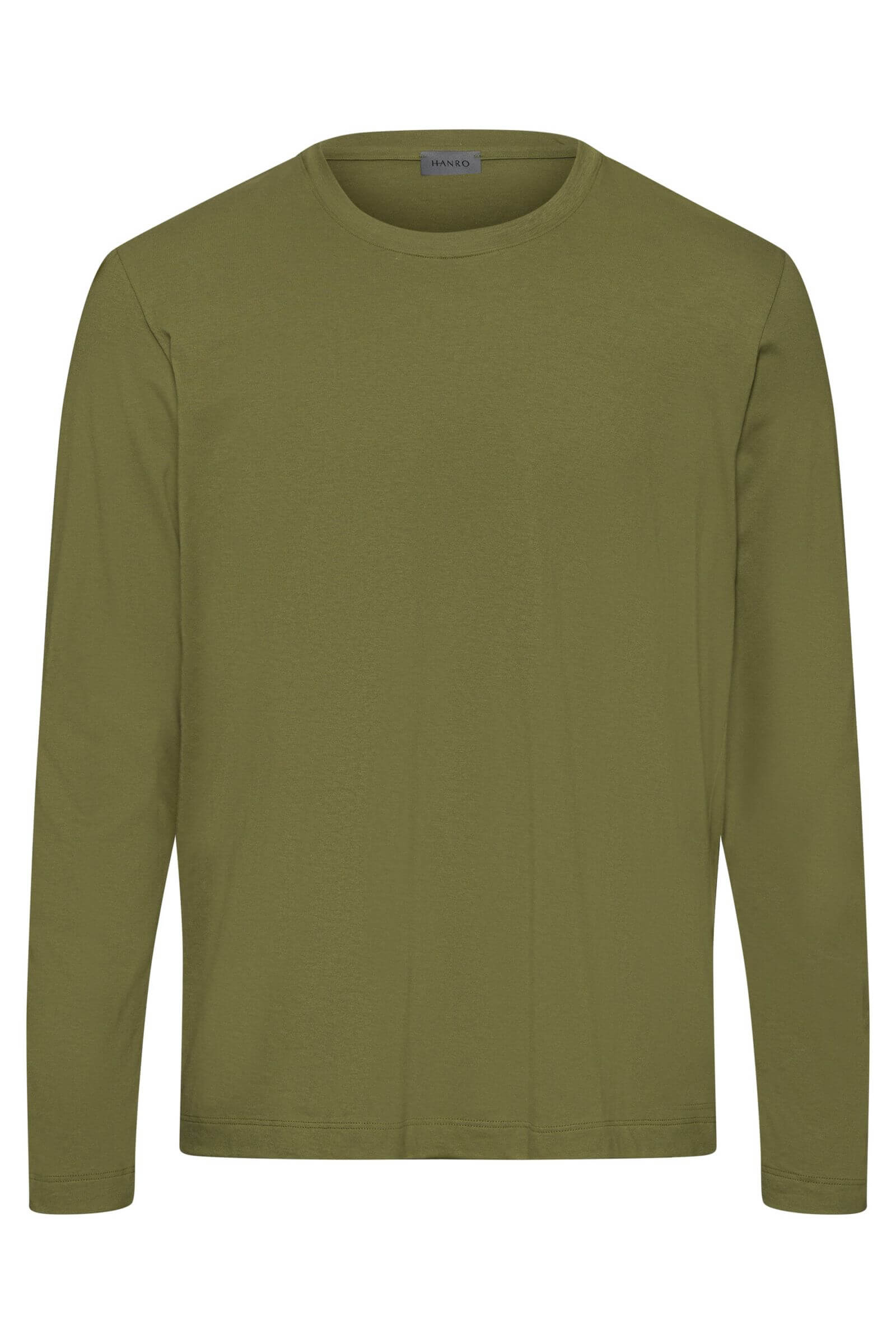 Лонгслив из 100% хлопка. Цвет Зеленый (072729)