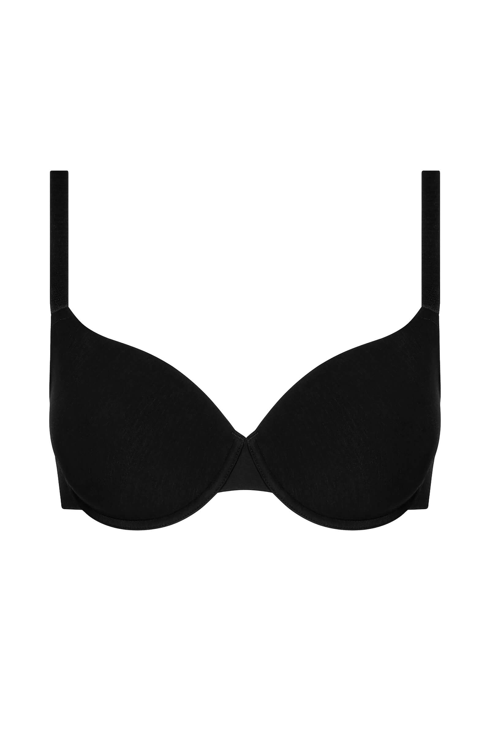 Бесшовный бюстгальтер спейсер. Цвет Черный (070199)