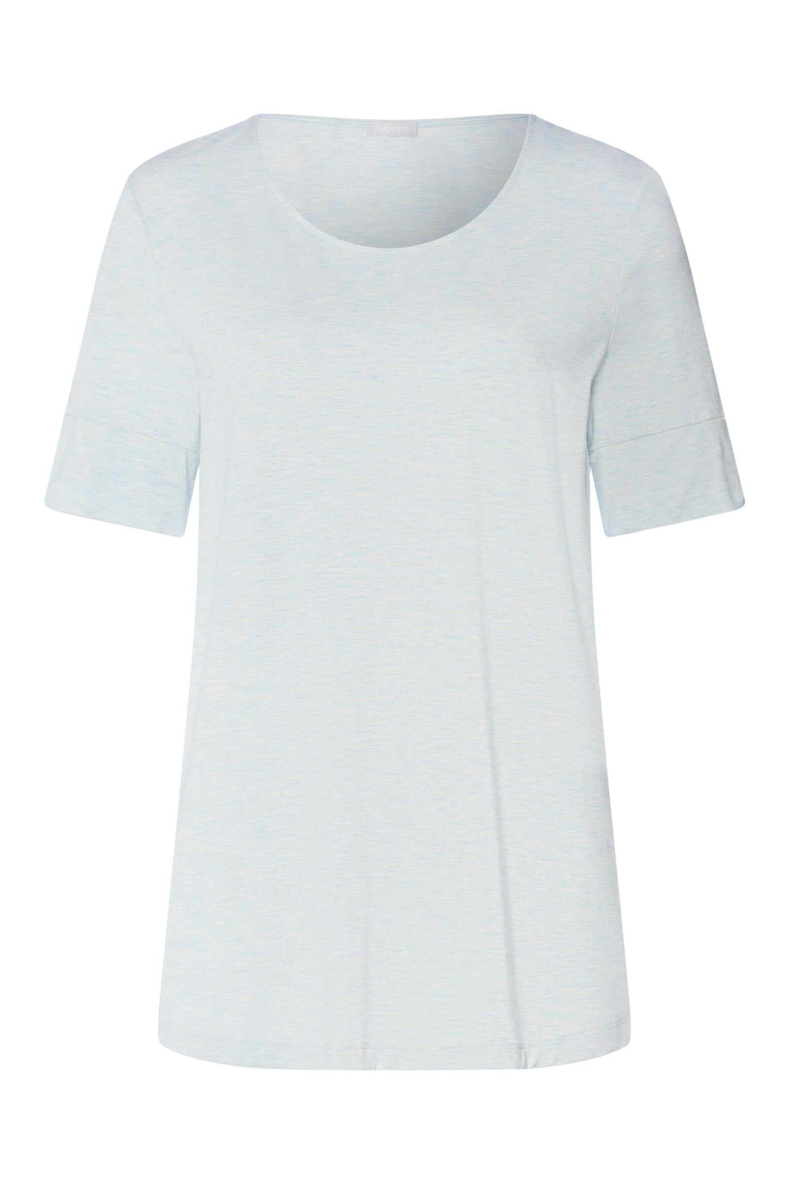 Пижамная футболка с круглым вырезом. Цвет Голубой (073081)