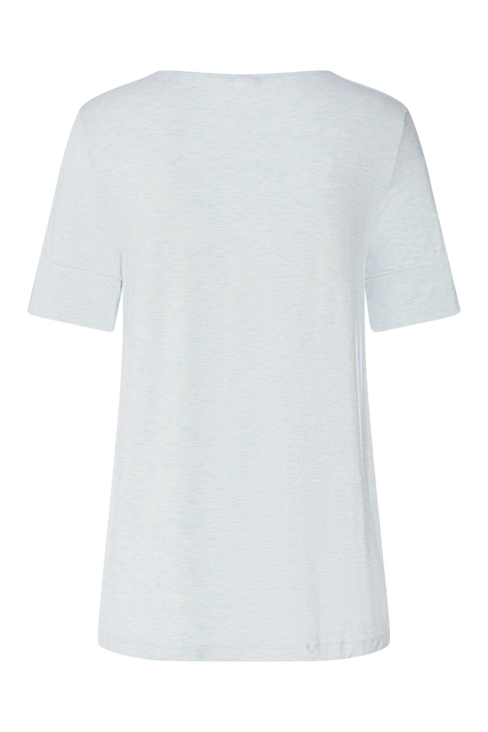 Пижамная футболка с круглым вырезом. Цвет Голубой (073081)