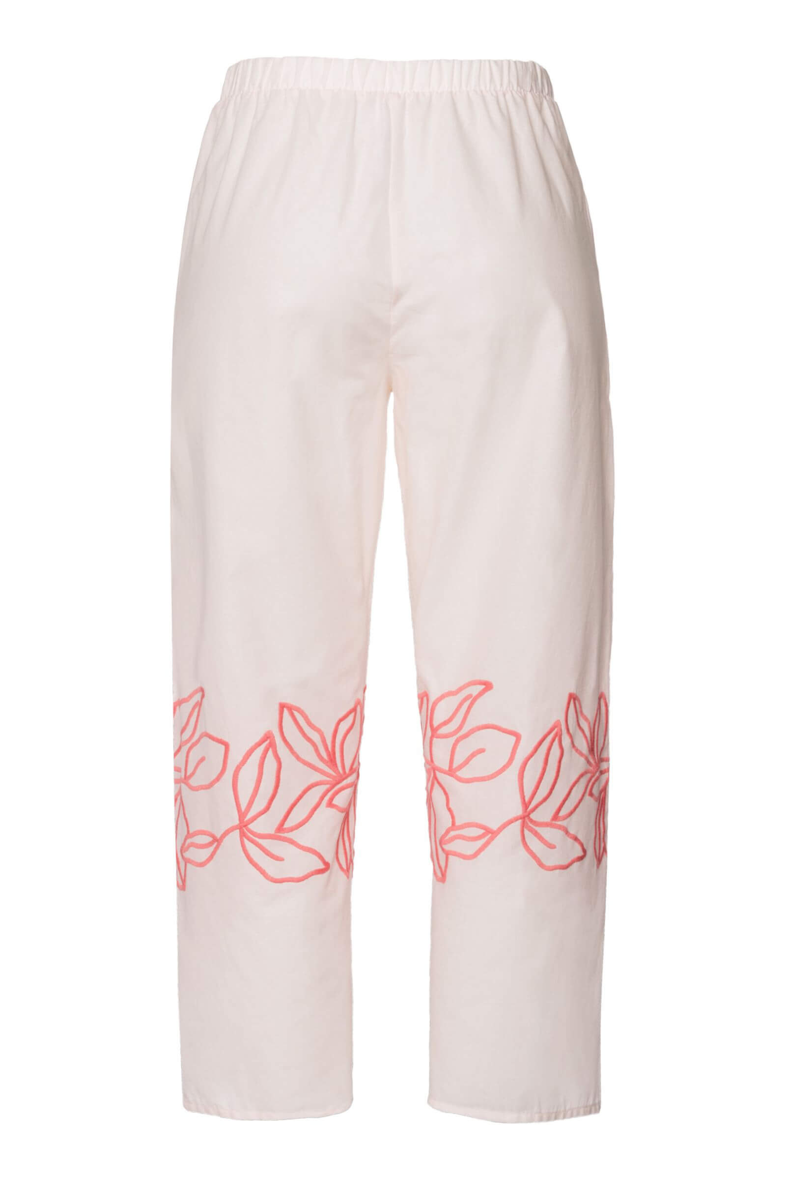 Пижамные брюки из 100% хлопка. Цвет Кремовый (072337)