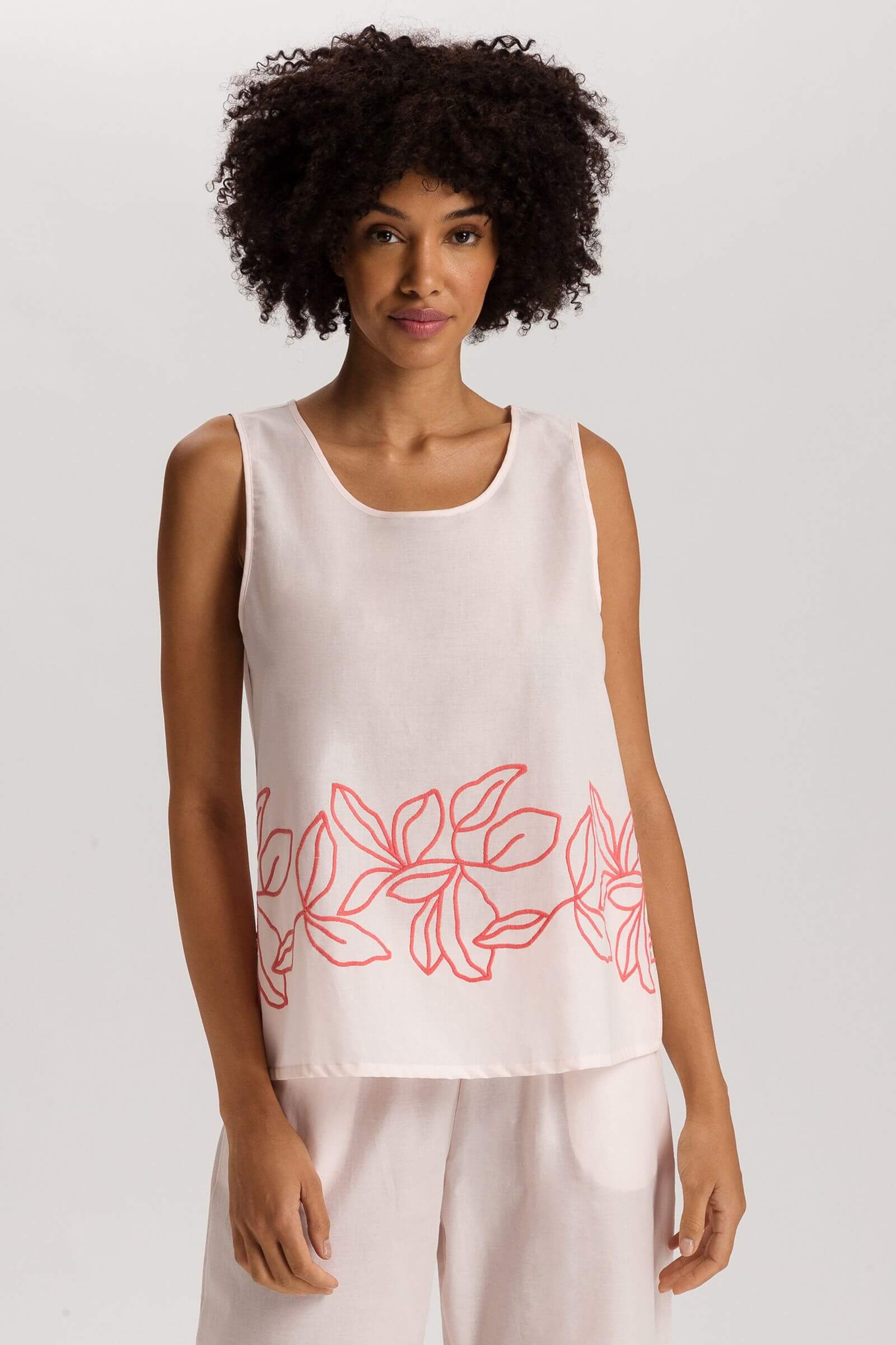 Пижамный топ из органического хлопка. Цвет Кремовый (072337)