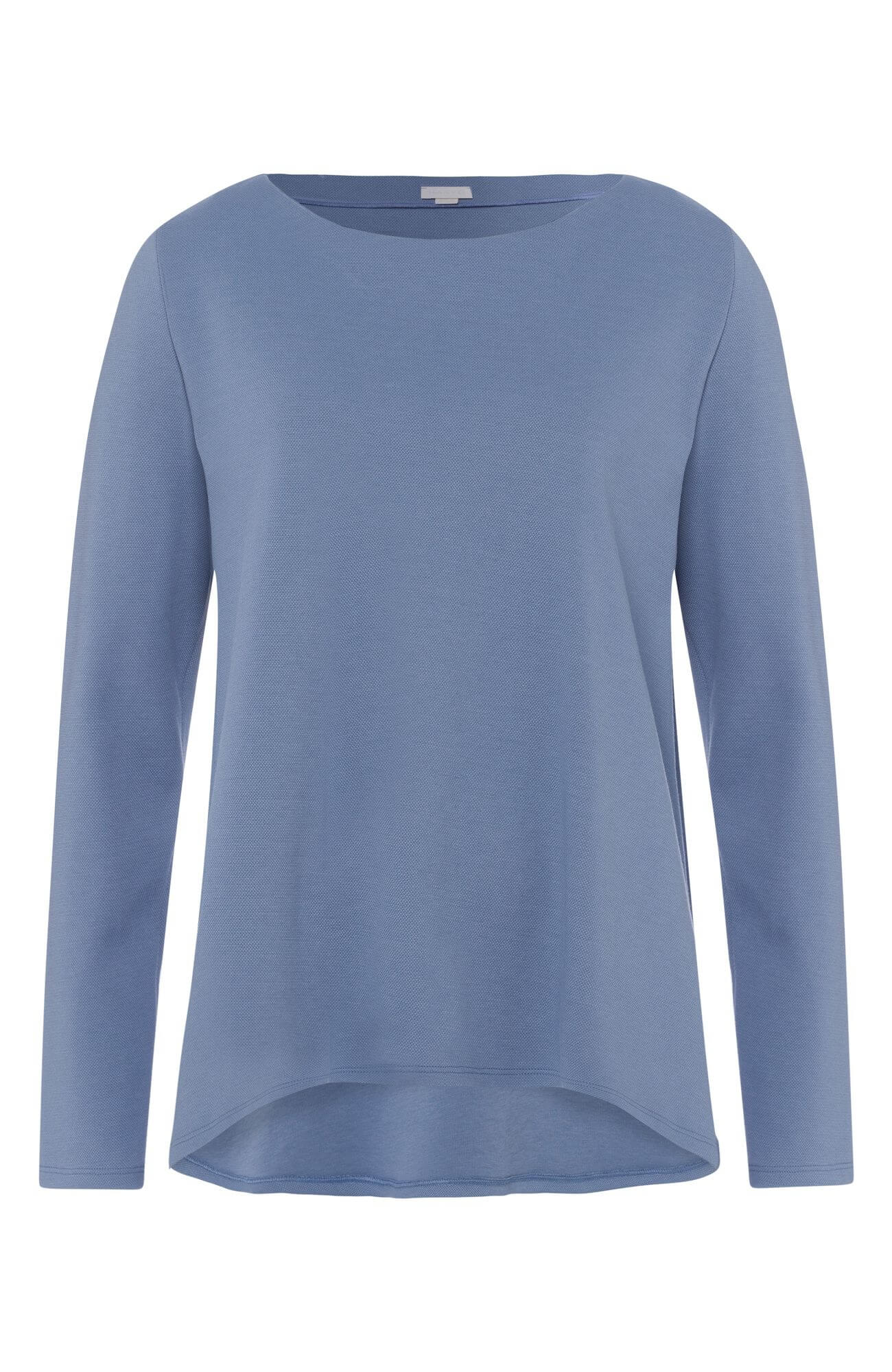 Лонгслив с удлиненной спинкой. Цвет Синий (071564)