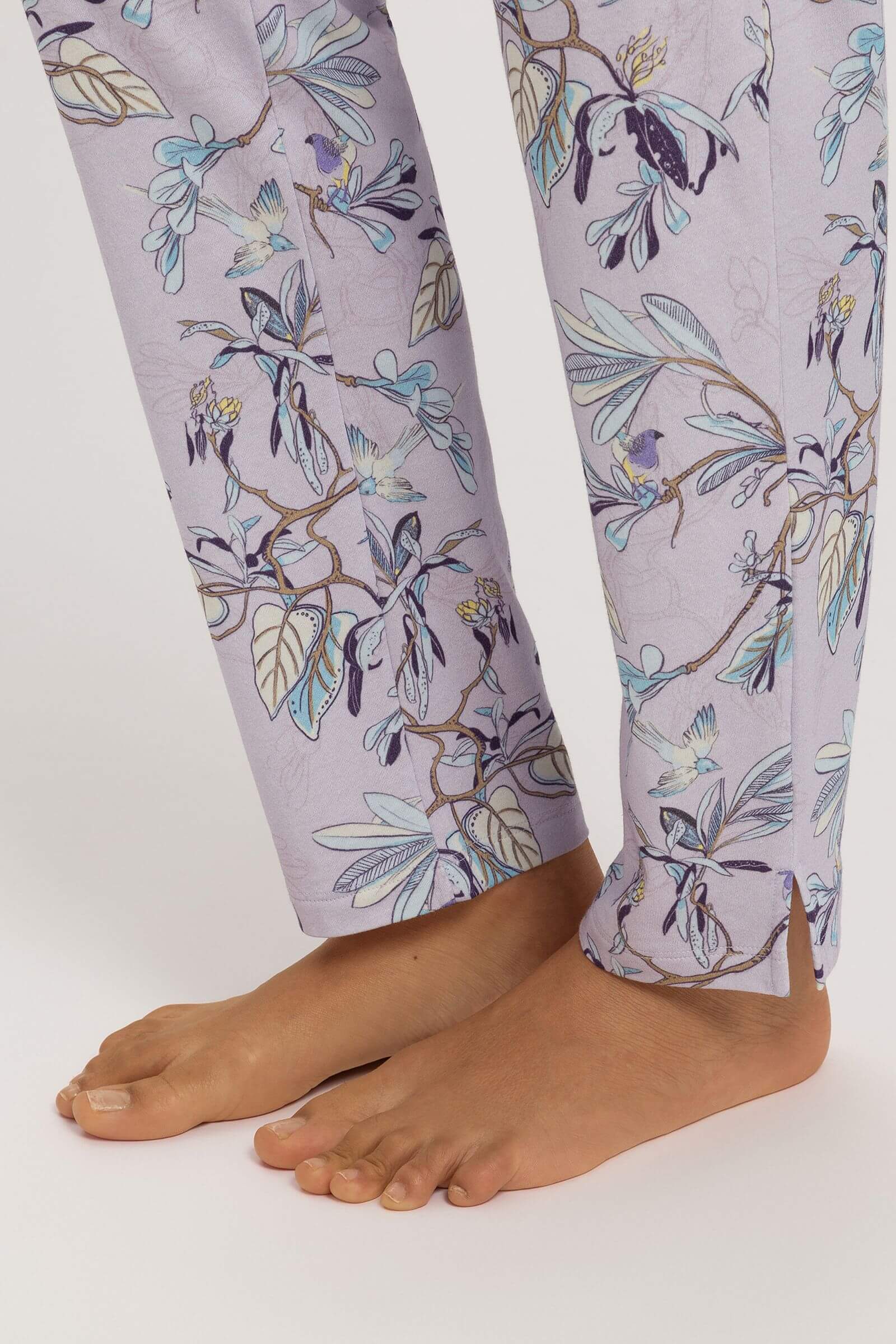 Пижамные брюки из джерси на завязках. Цвет Фиолетовый (073059)