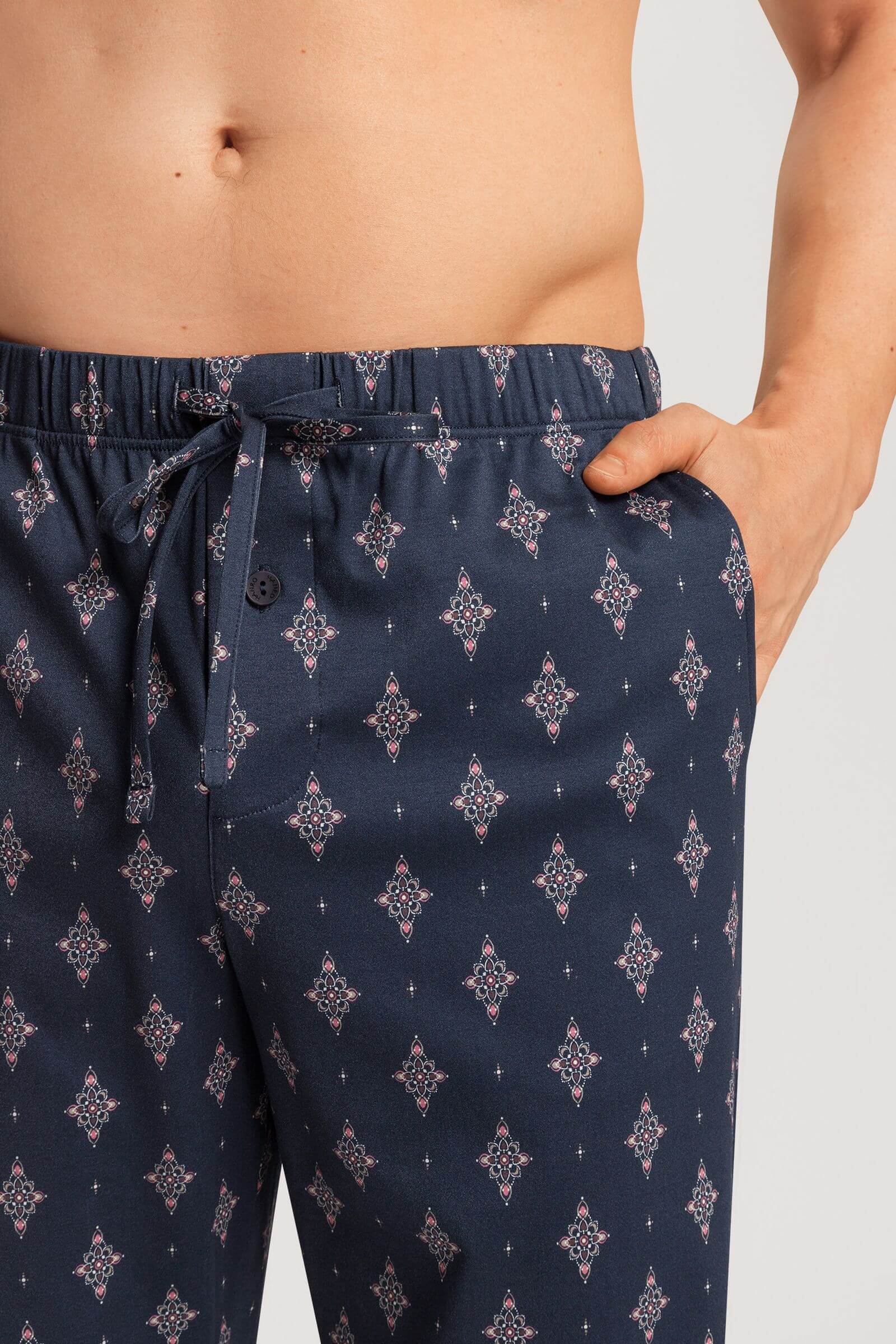 Пижамные брюки из 100% хлопка. Цвет Синий (072195)