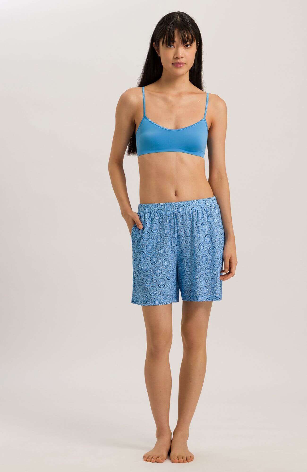 Шорты с боковыми карманами. Цвет Голубой (071268)