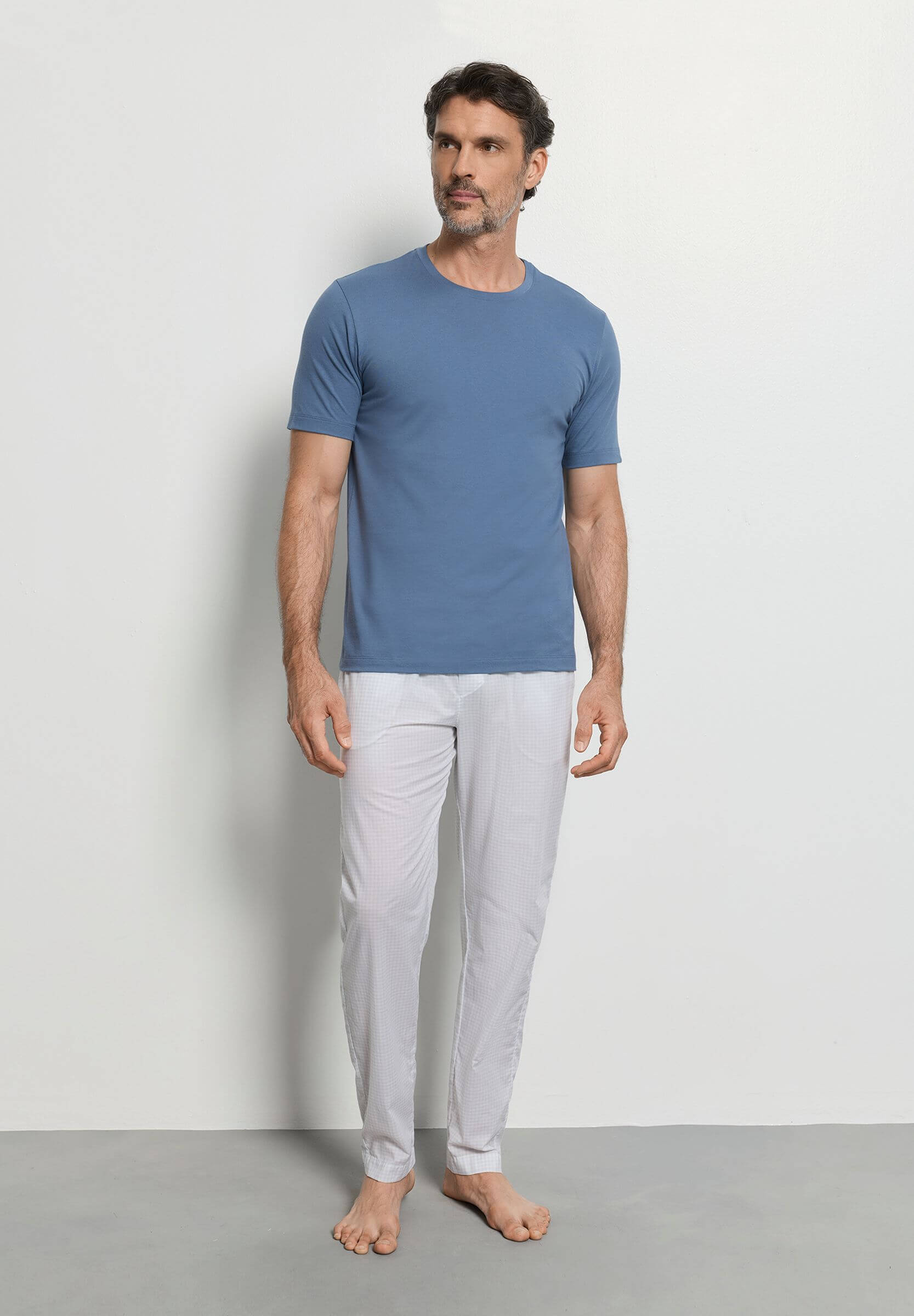 Футболка из 100% хлопка. Цвет Синий (072626)