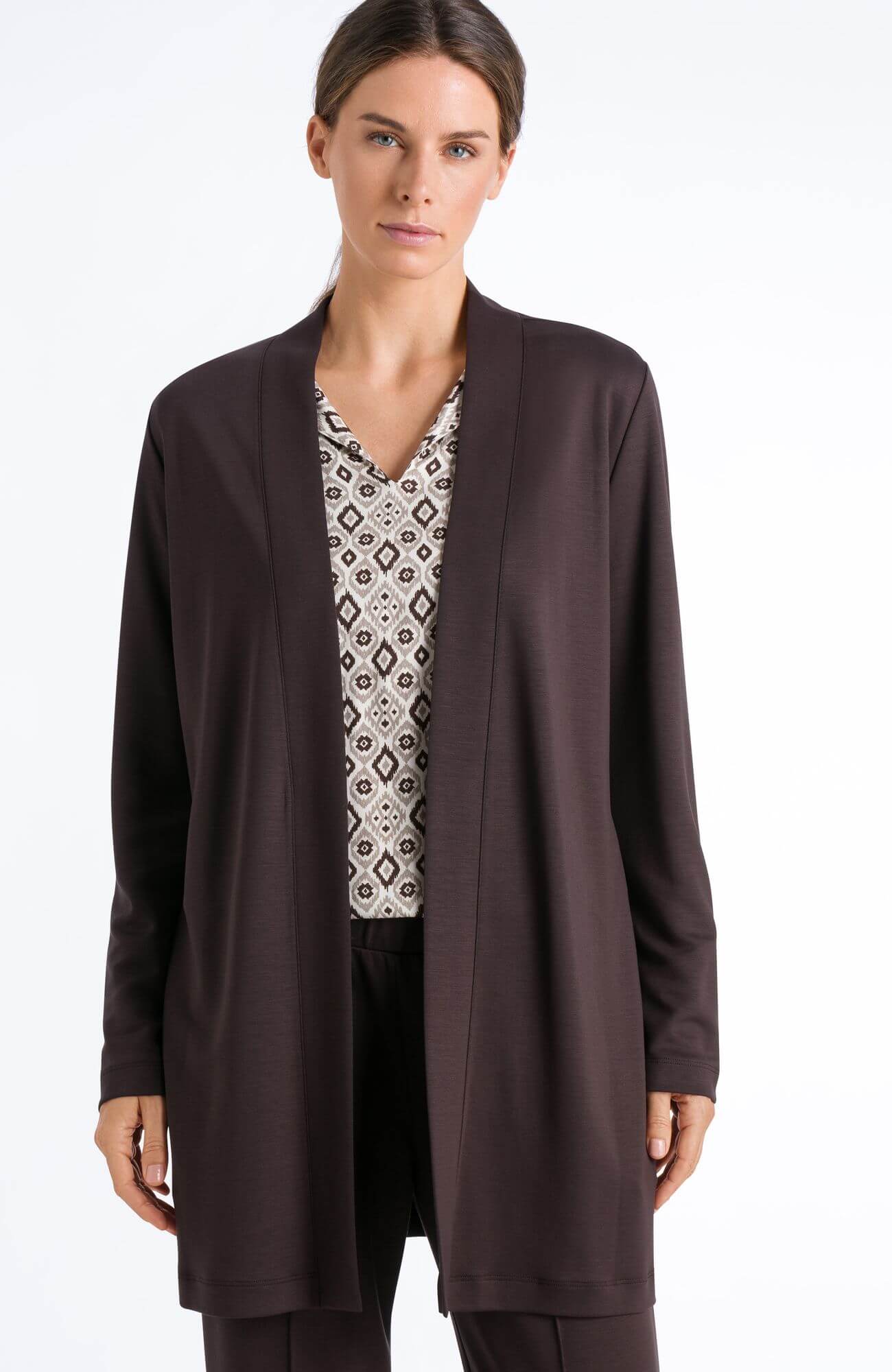 Кардиган с длинным рукавом. Цвет Коричневый (071772)