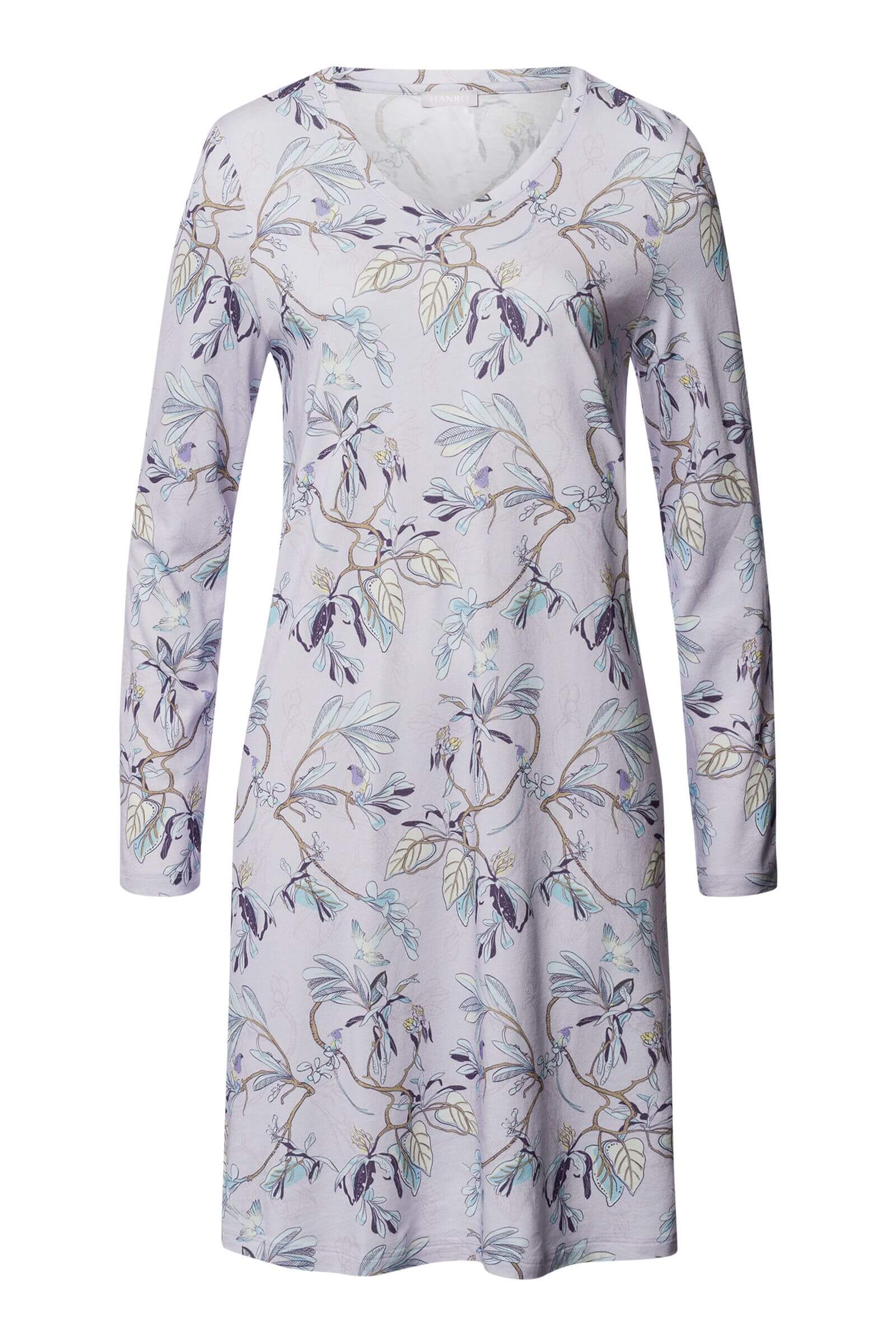 Ночная сорочка с длинным рукавом. Цвет Фиолетовый (073059)