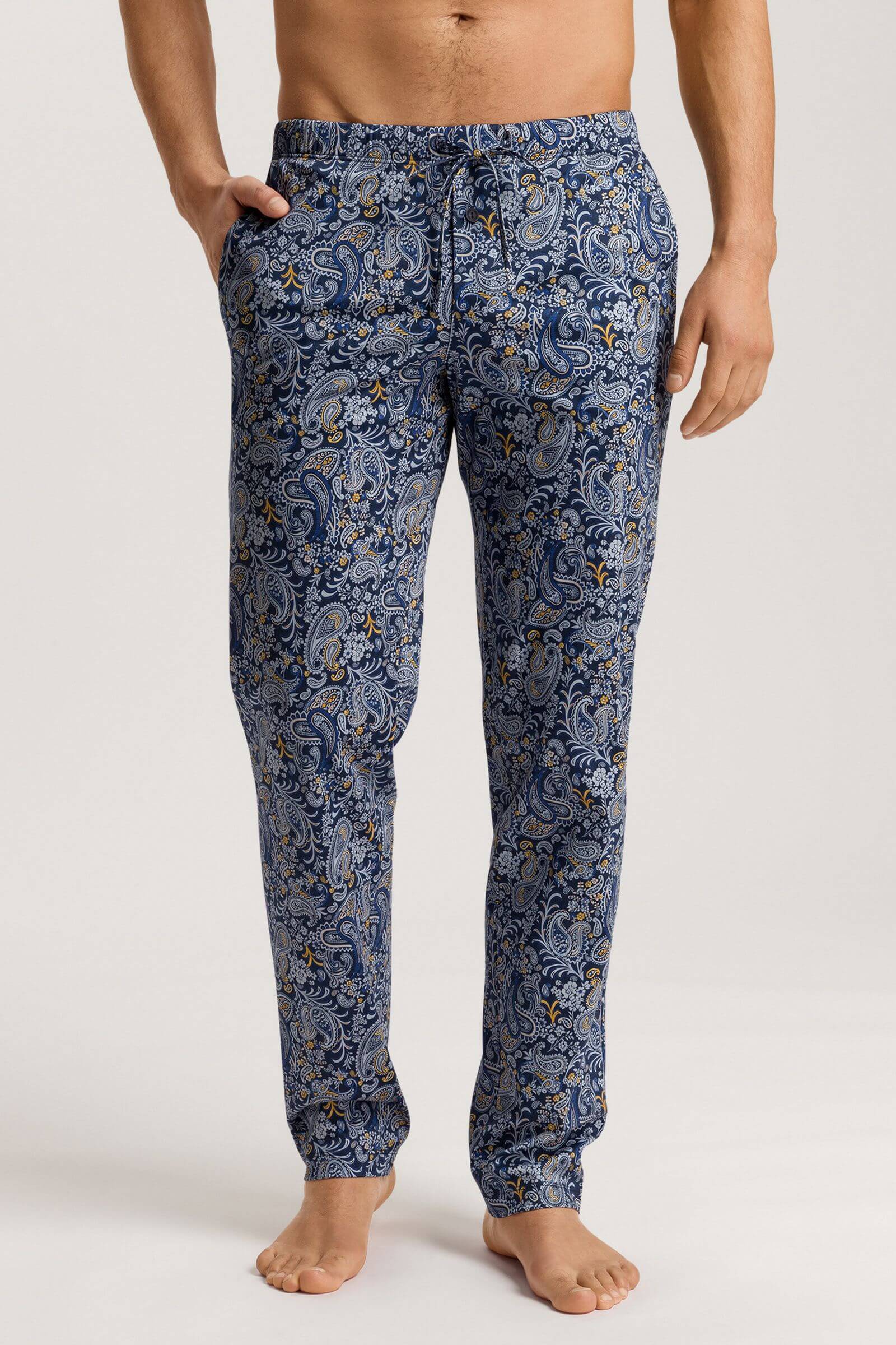 Пижамные брюки из 100% хлопка. Цвет Синий (072884)