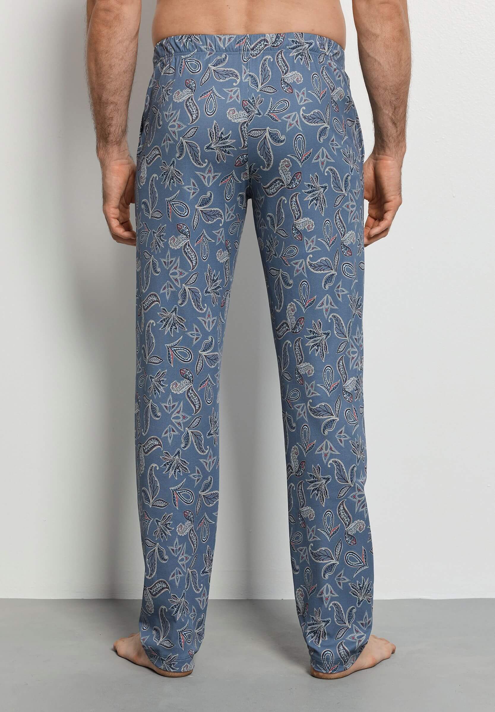 Пижамные брюки из 100% хлопка. Цвет Синий (073102)