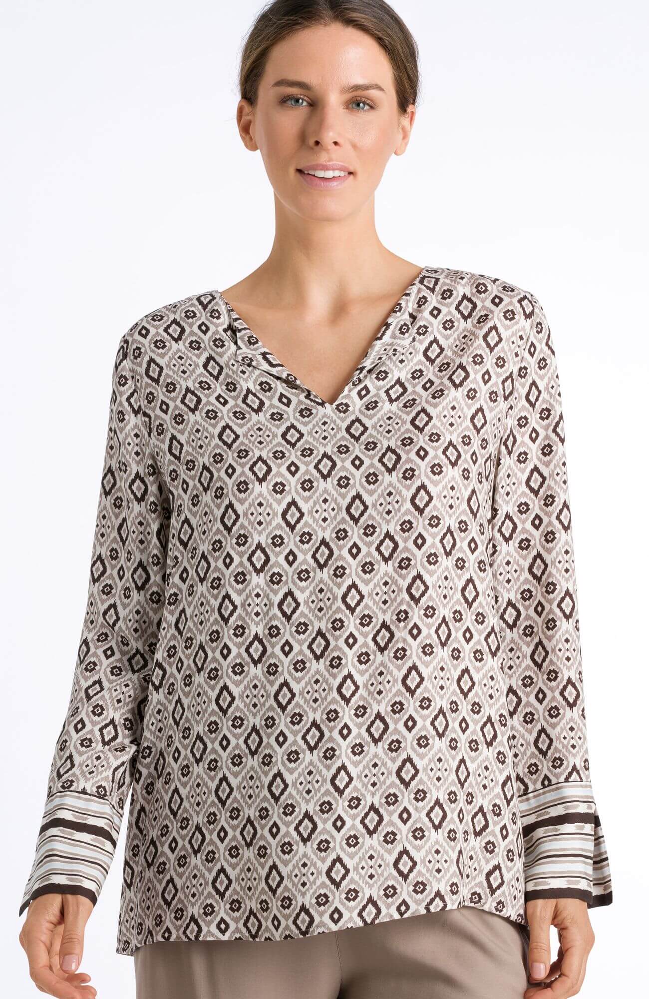 Блузка с длинным рукавом. Цвет Мультиколор (072914)