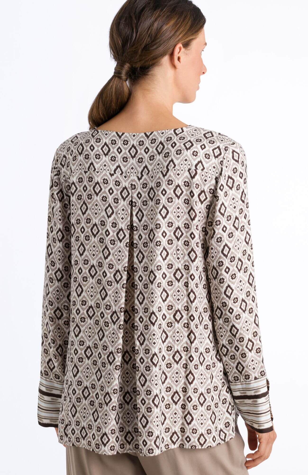 Блузка с длинным рукавом. Цвет Мультиколор (072914)