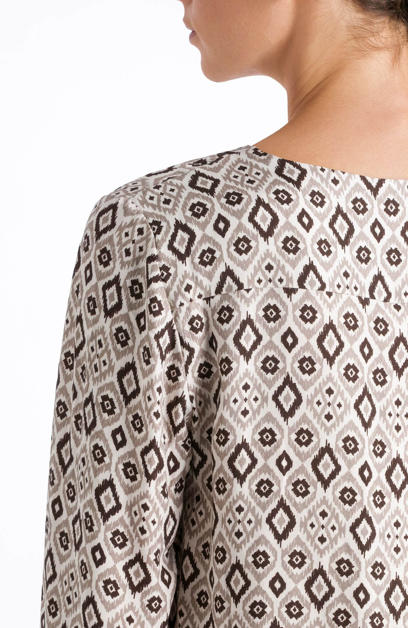 Блузка с длинным рукавом. Цвет Мультиколор (072914)