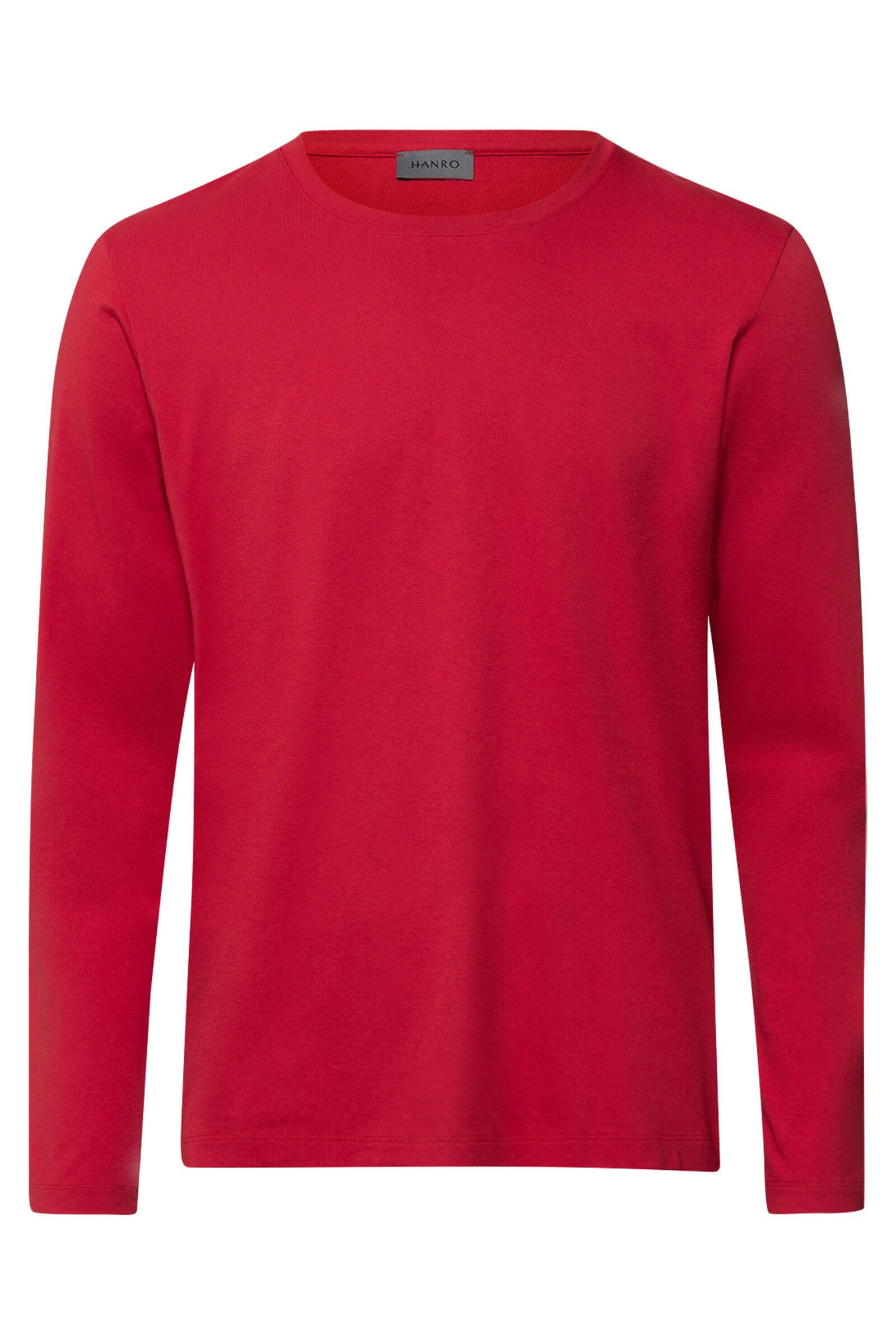 Лонгслив из 100% хлопка. Цвет Красный (2417)