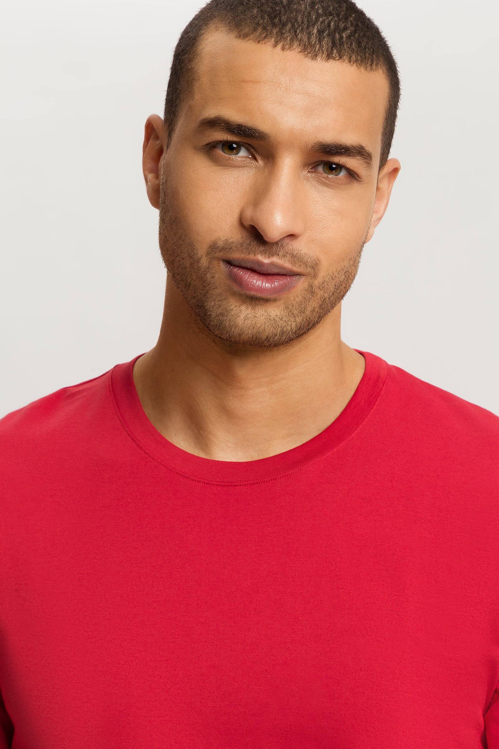 Лонгслив из 100% хлопка. Цвет Красный (2417)