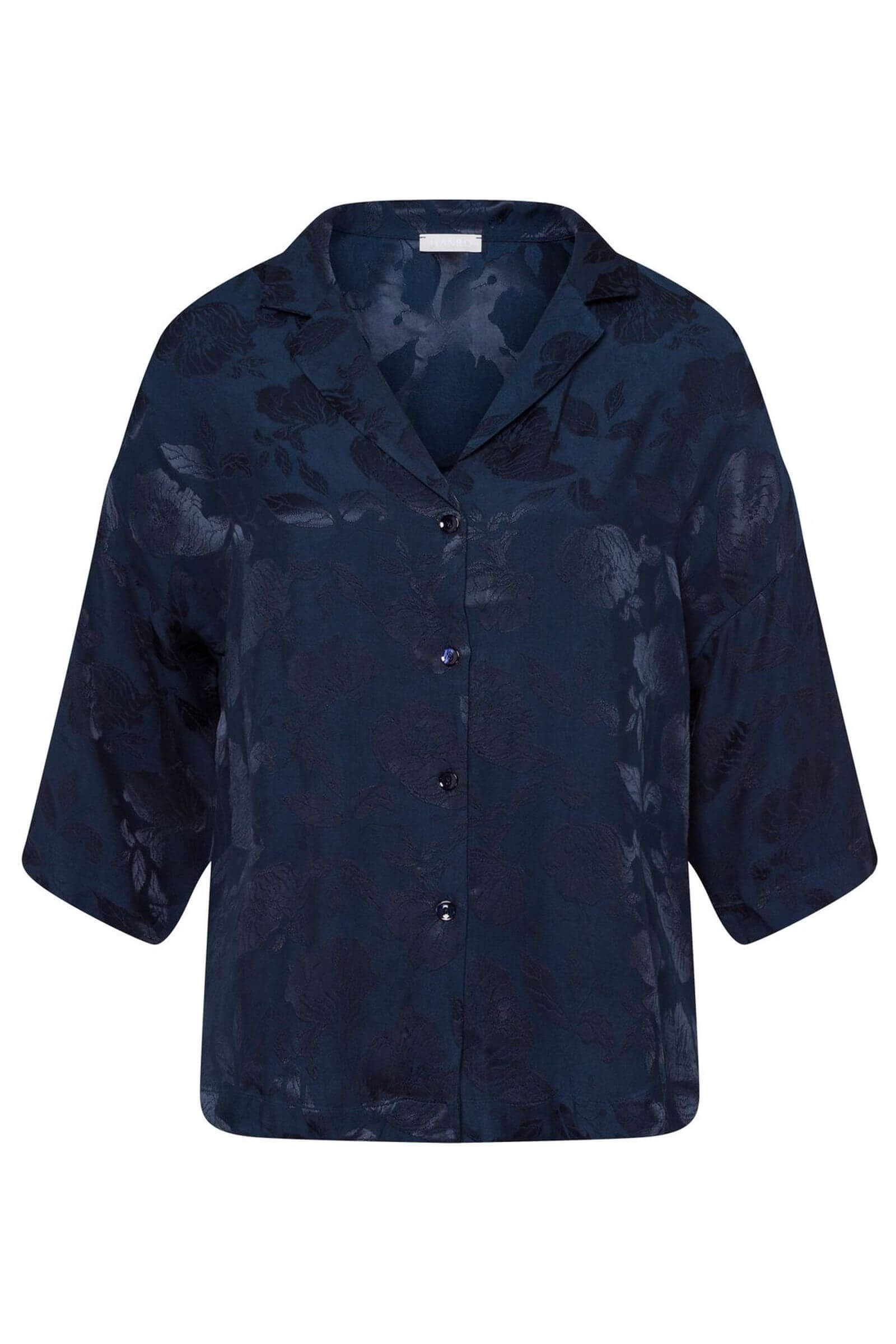 Рубашка с рукавом 3/4. Цвет Синий (072394)