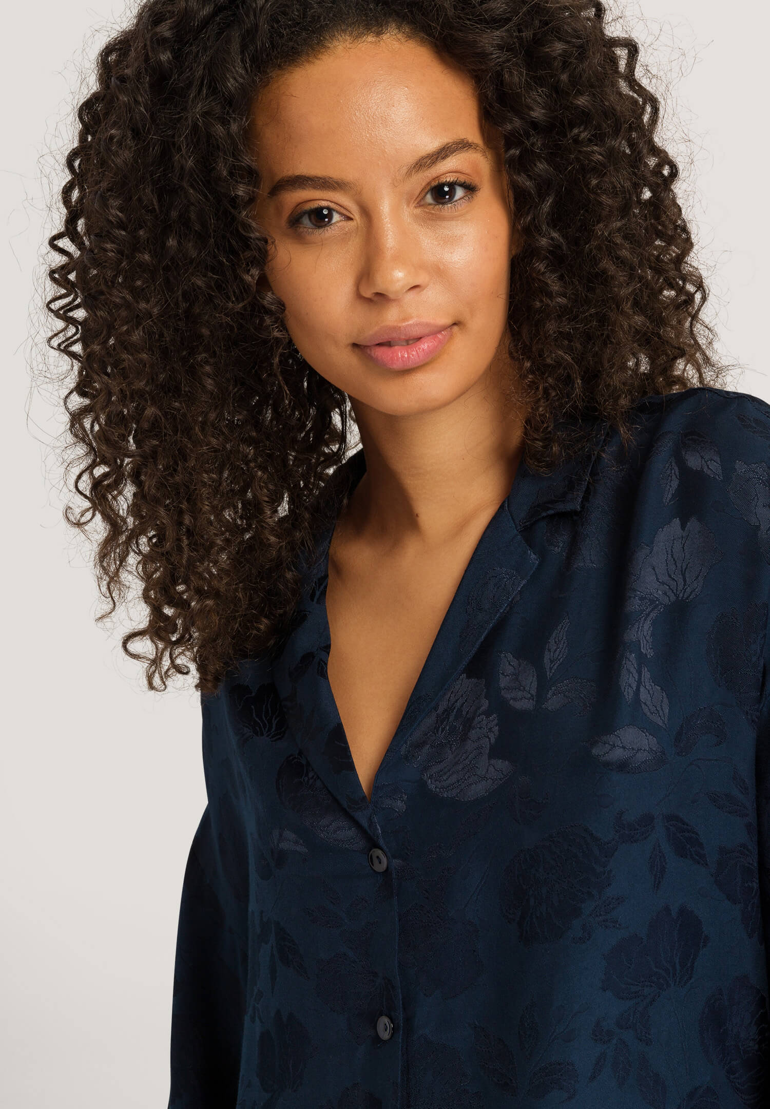 Рубашка с рукавом 3/4. Цвет Синий (072394)