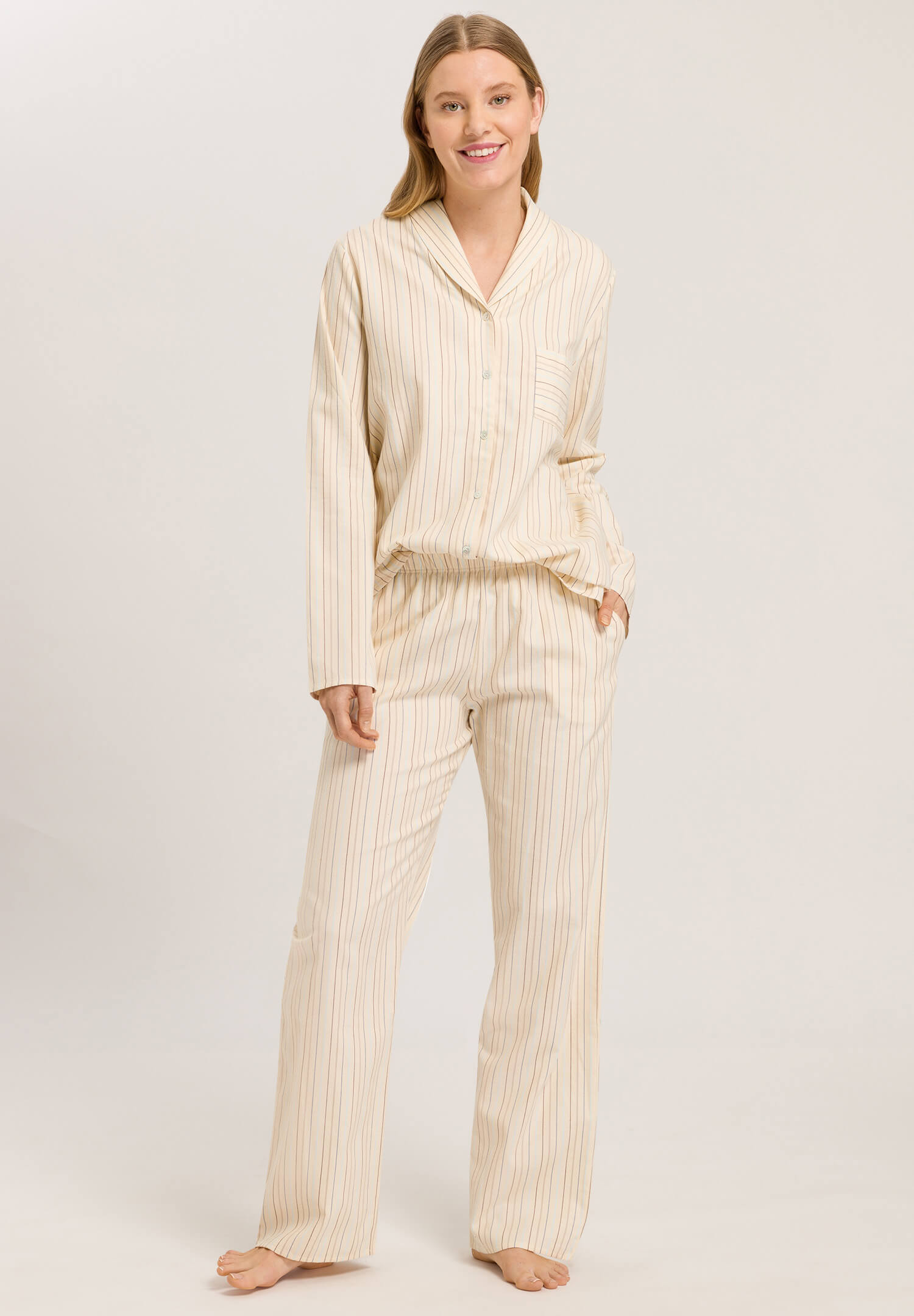 Длинные пижамные брюки. Цвет Бежевый (072395)