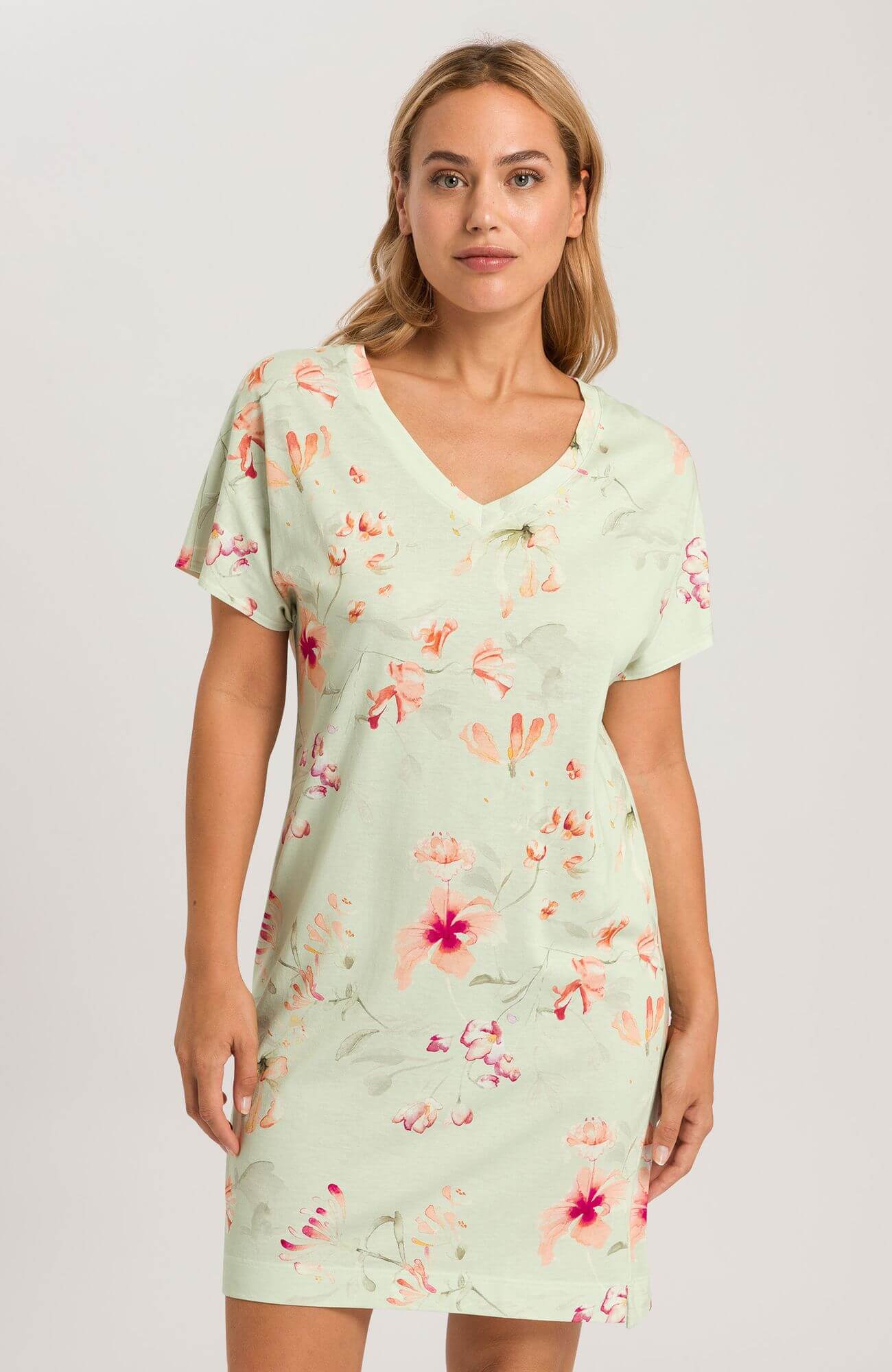 Ночная сорочка с цветочным принтом