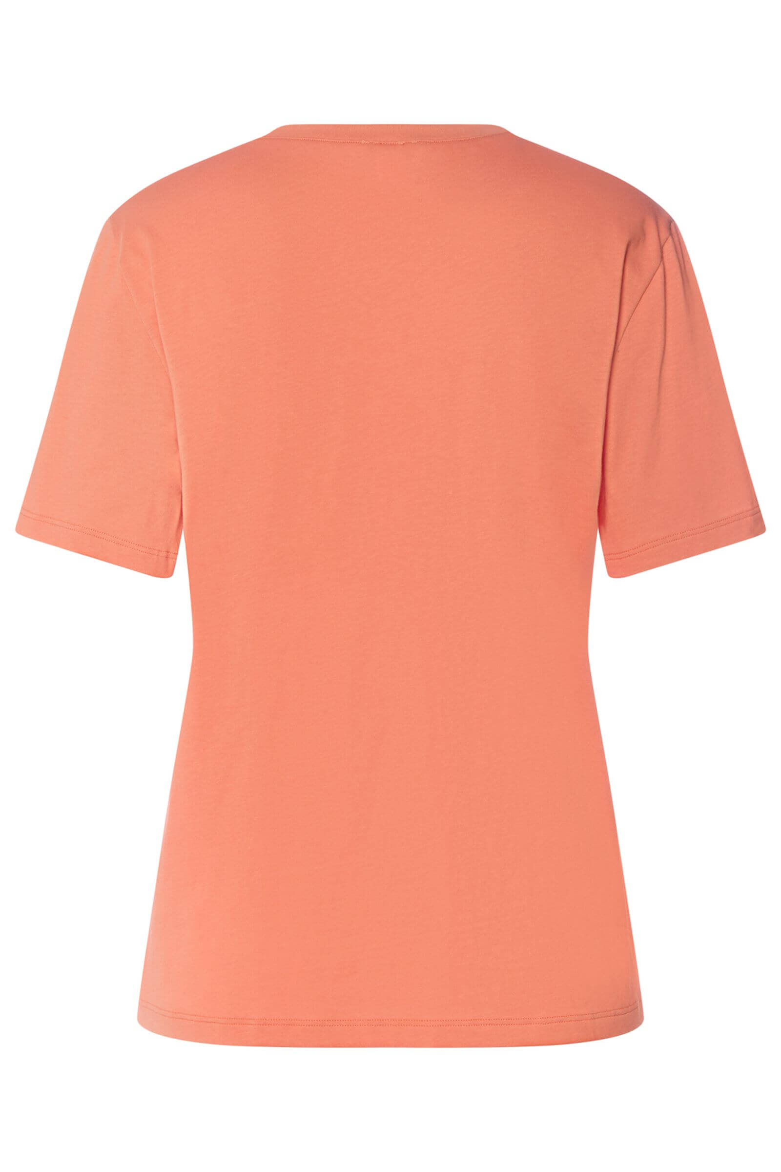 Футболка с круглым вырезом. Цвет Персиковый (072288)