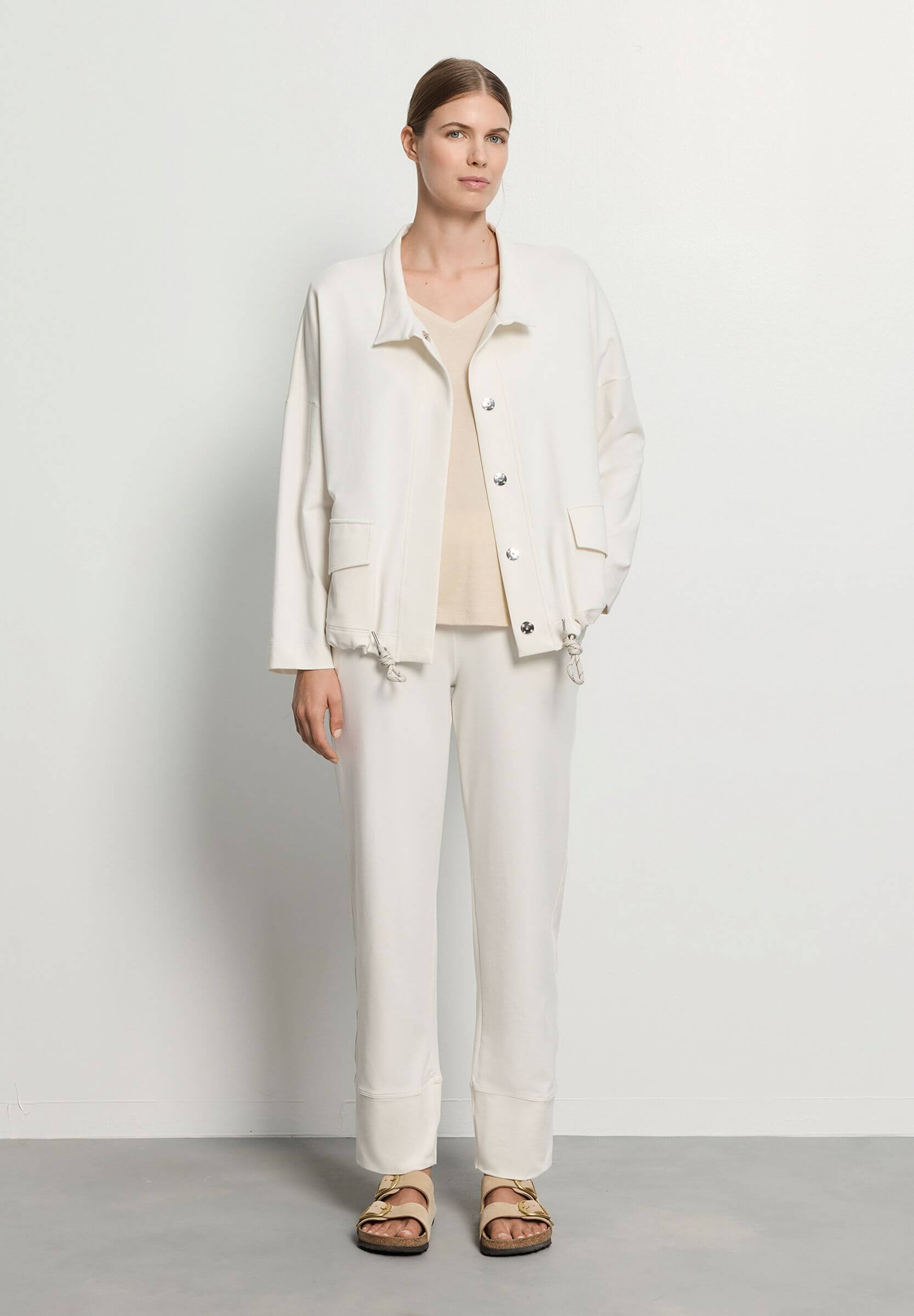 Жакет из органического хлопка на кулиске. Цвет Кремовый (072123)