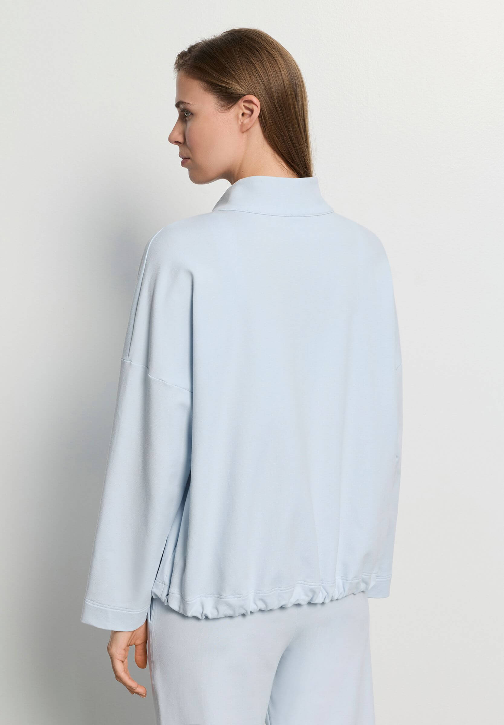 Жакет из органического хлопка на кулиске. Цвет Голубой (072244)