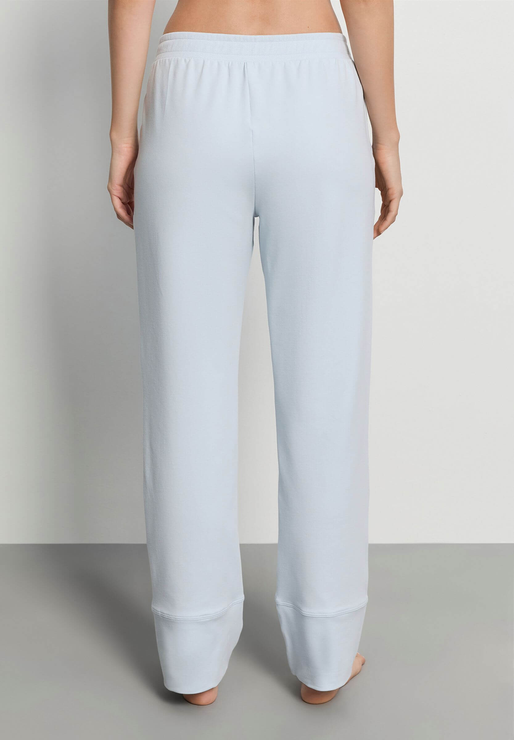 Брюки из органического хлопка на резинке. Цвет Голубой (072244)