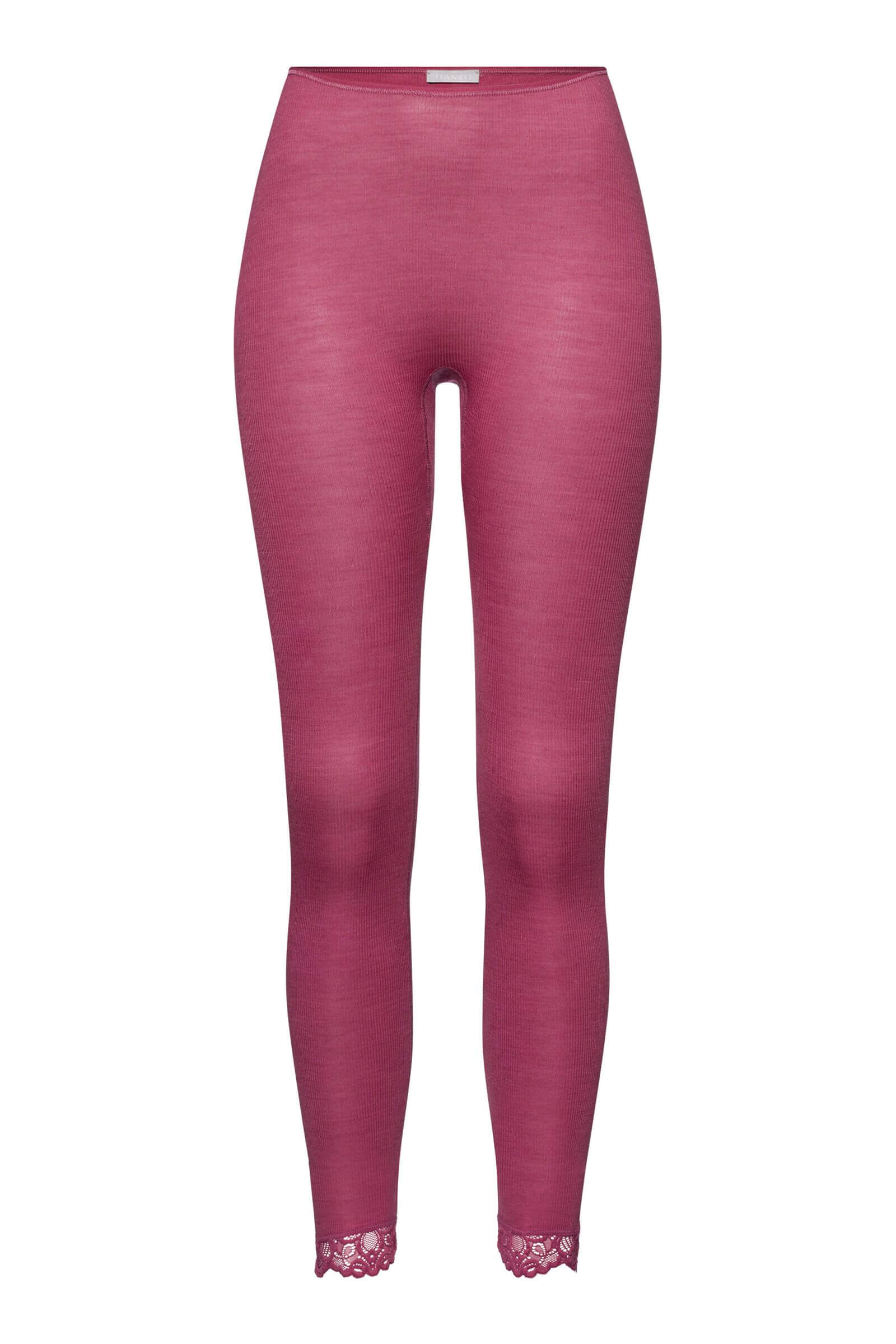 Термолегинсы из тонкой шерсти мериноса и шелка. Цвет Розовый (072414)