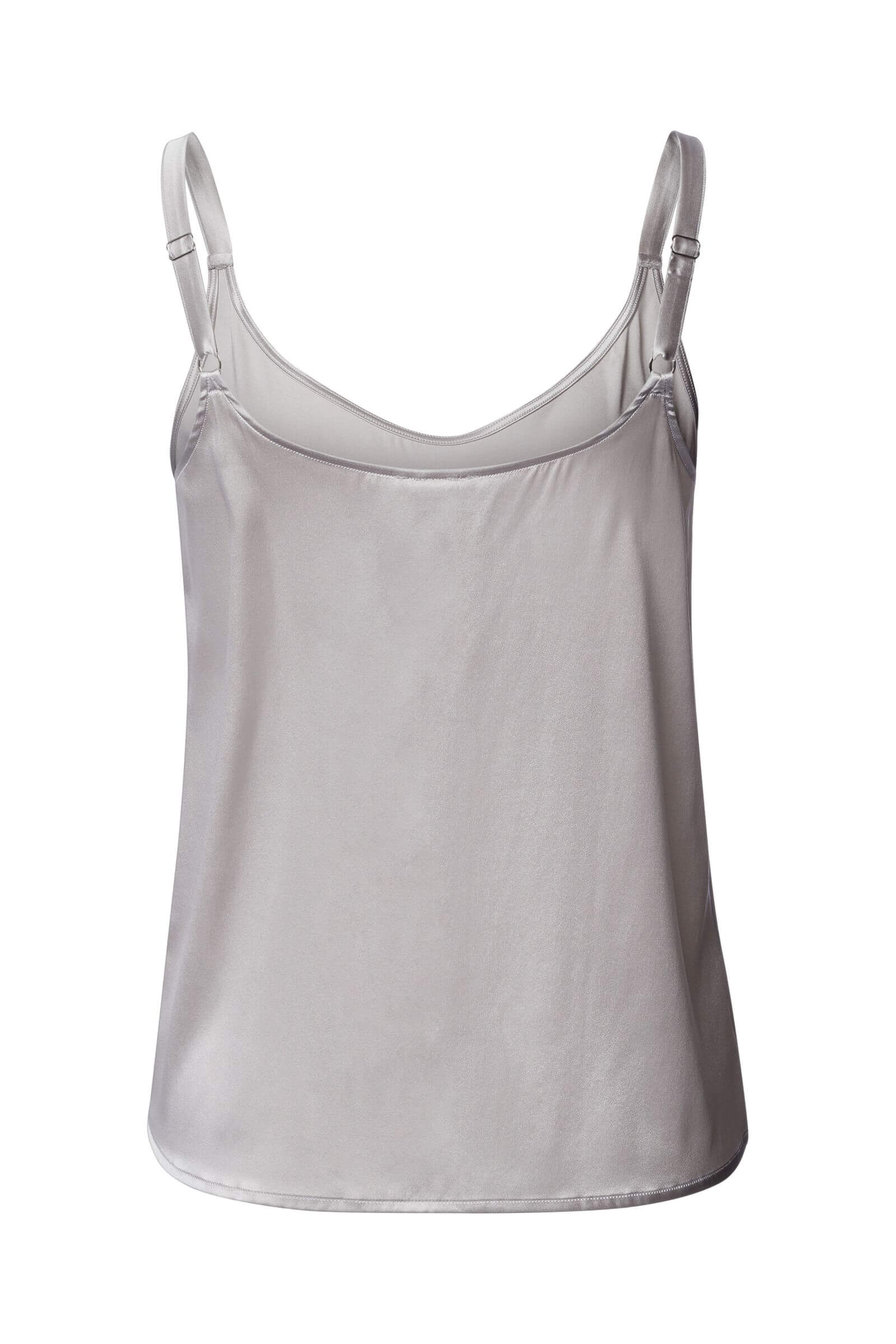 Пижамный топ на тонких бретелях. Цвет Серый (072652)