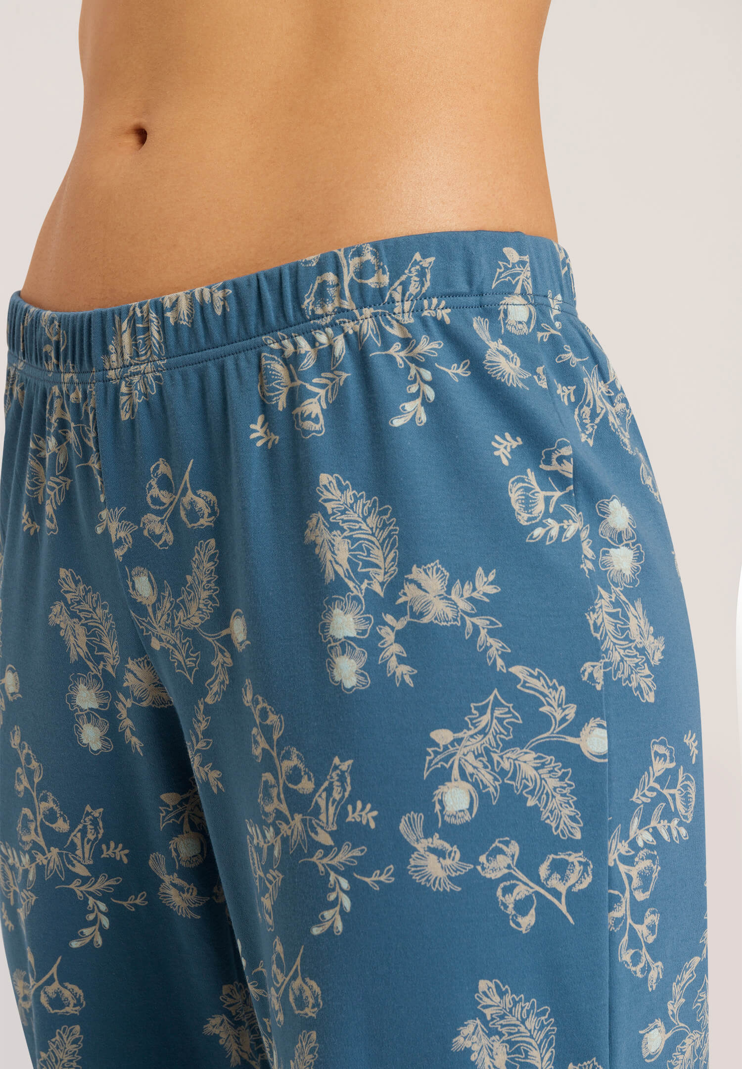 Пижамные брюки на резинке. Цвет Синий (072393)